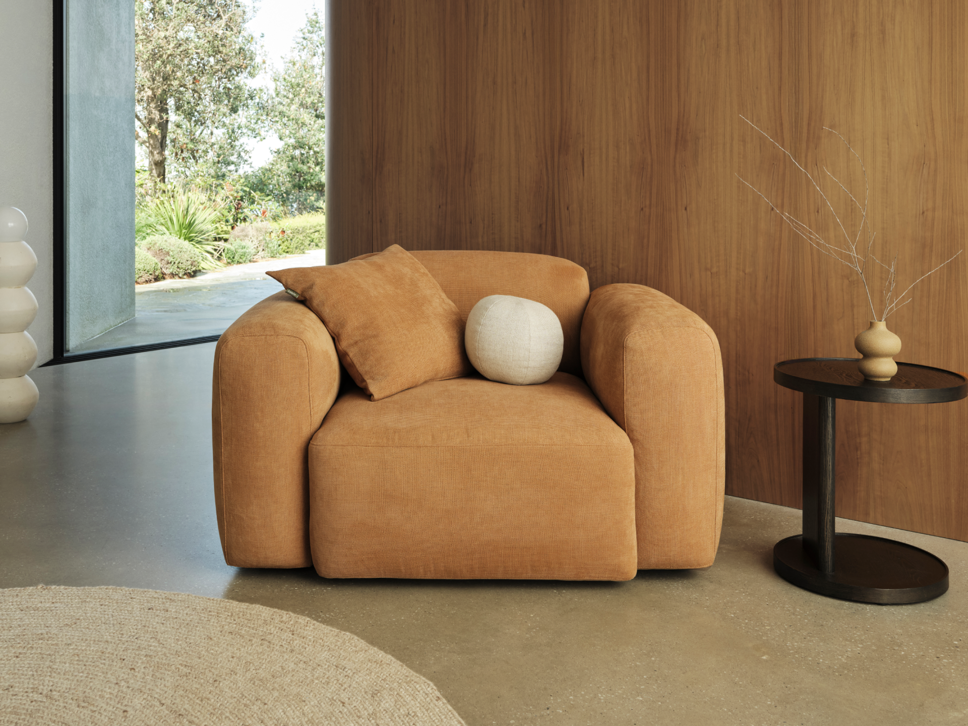 Torquay Modular Armchair - Regular / Bronzed Aussie