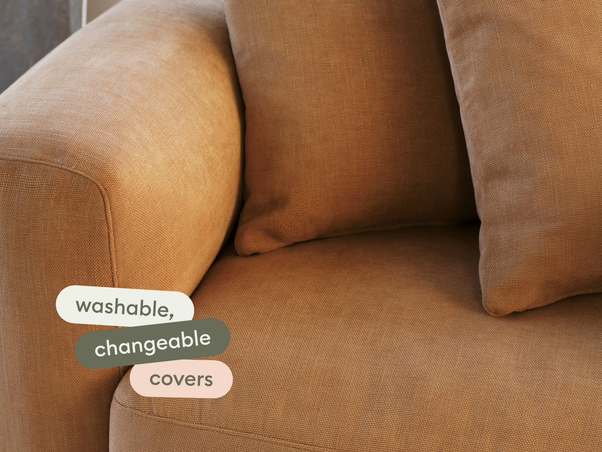Torquay Modular Sofa Cover Packs - Bronzed Aussie / 2 Sections / Regular