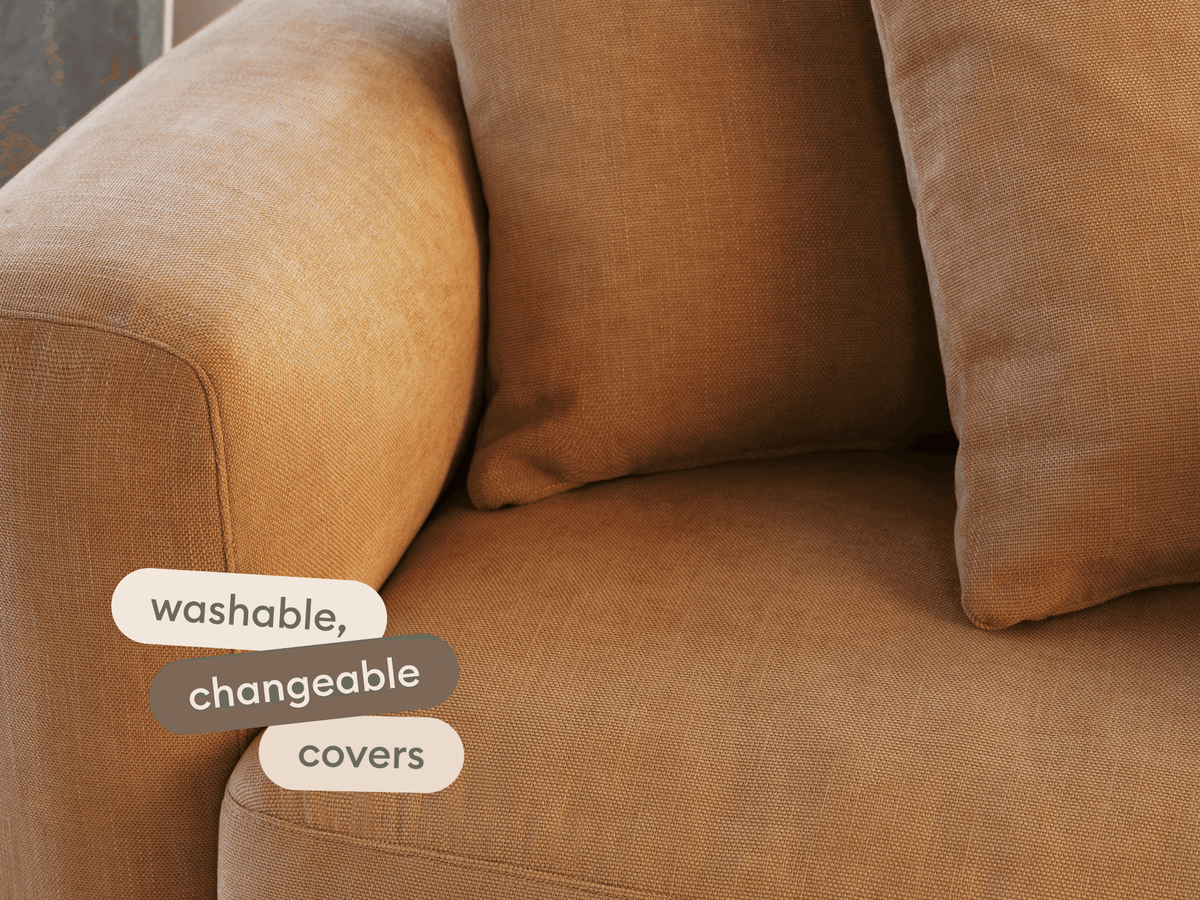 Torquay Modular Sofa Cover Packs - Bronzed Aussie / 4 Sections / Regular