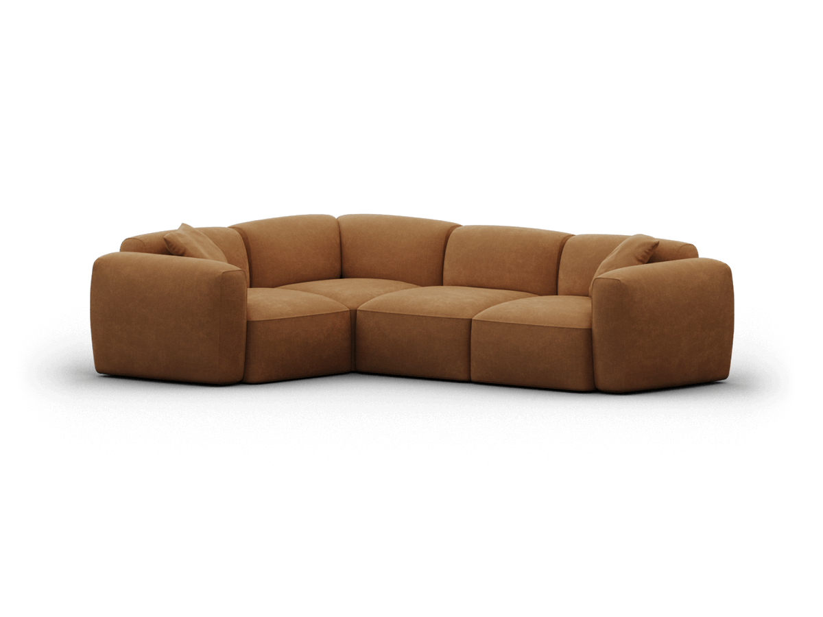 Torquay Modular Sofa Cover Packs - Bronzed Aussie / 4 Sections / Regular