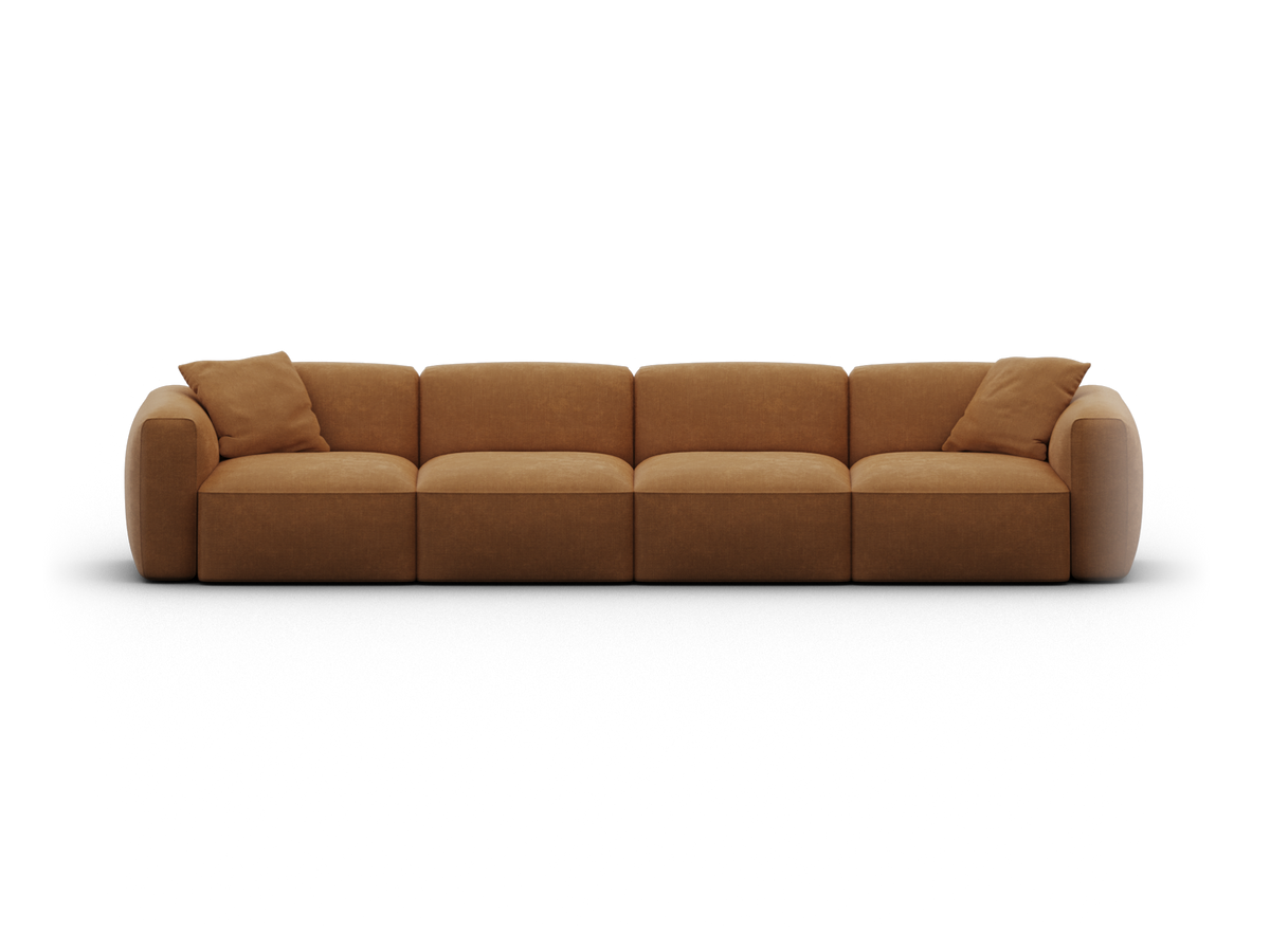 Torquay Modular Sofa Cover Packs - Bronzed Aussie / 4 Sections / Regular