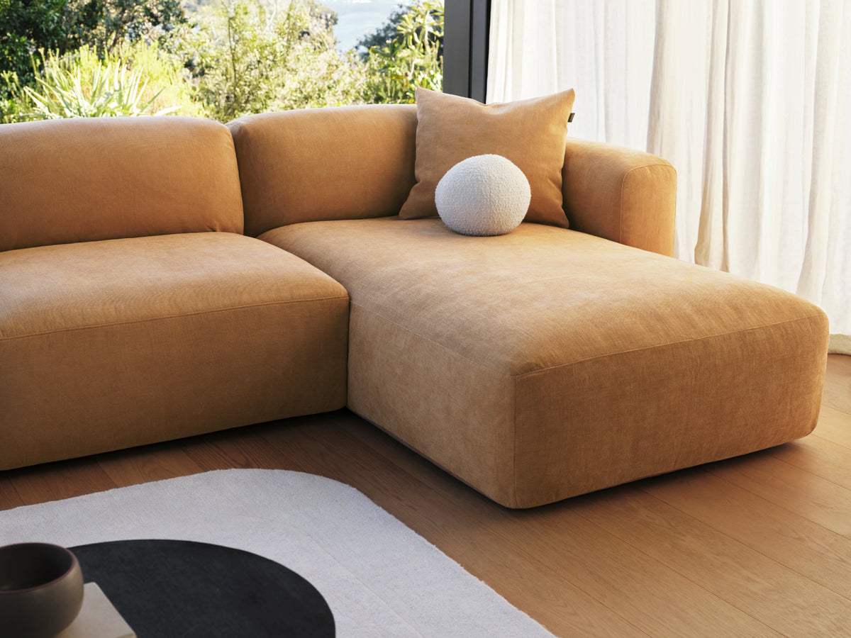 Torquay Modular Sofa - Bronzed Aussie / 3 Sections / Regular