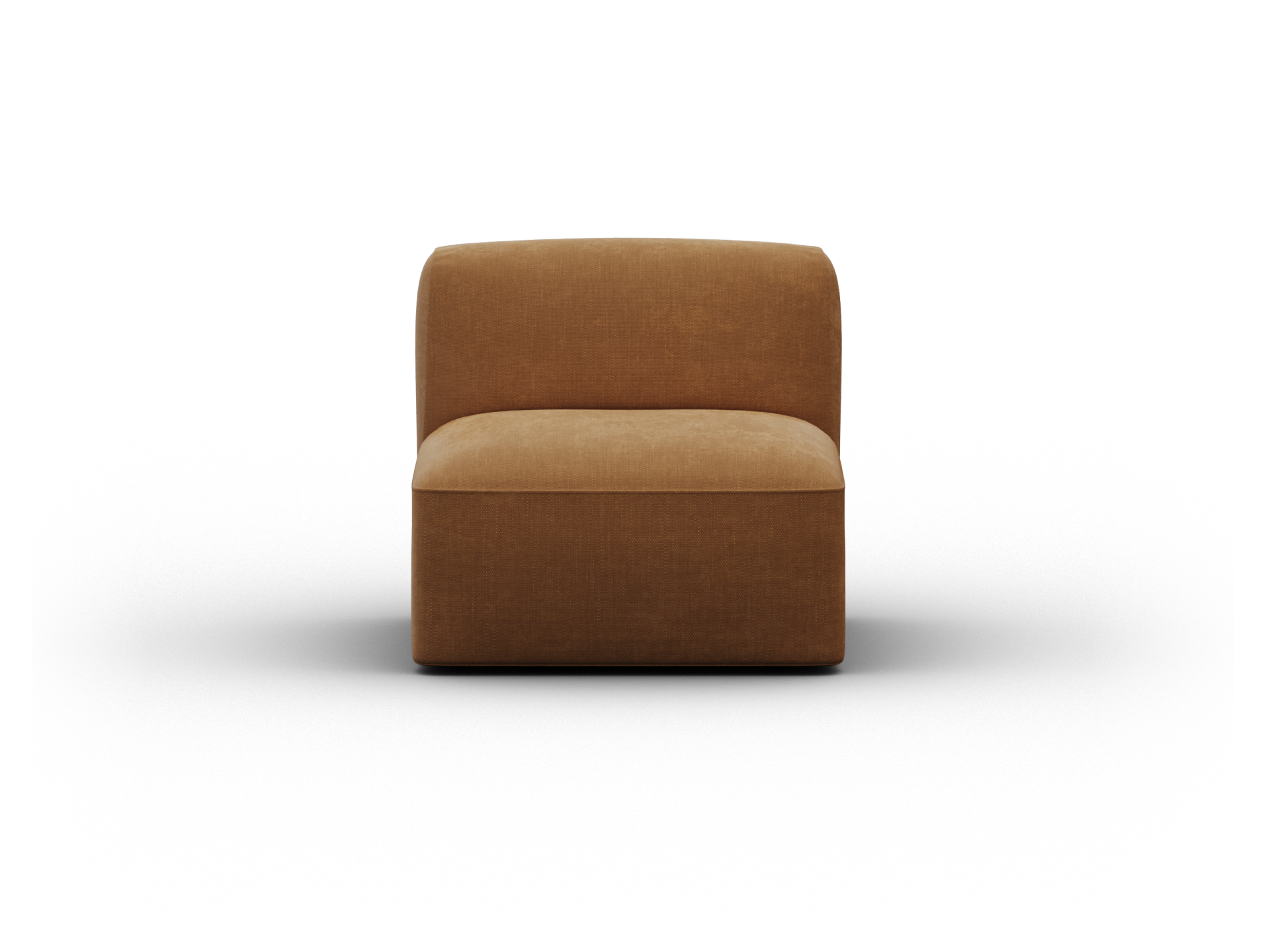 Torquay Modular Sofa Section - Regular / Seat / Bronzed Aussie