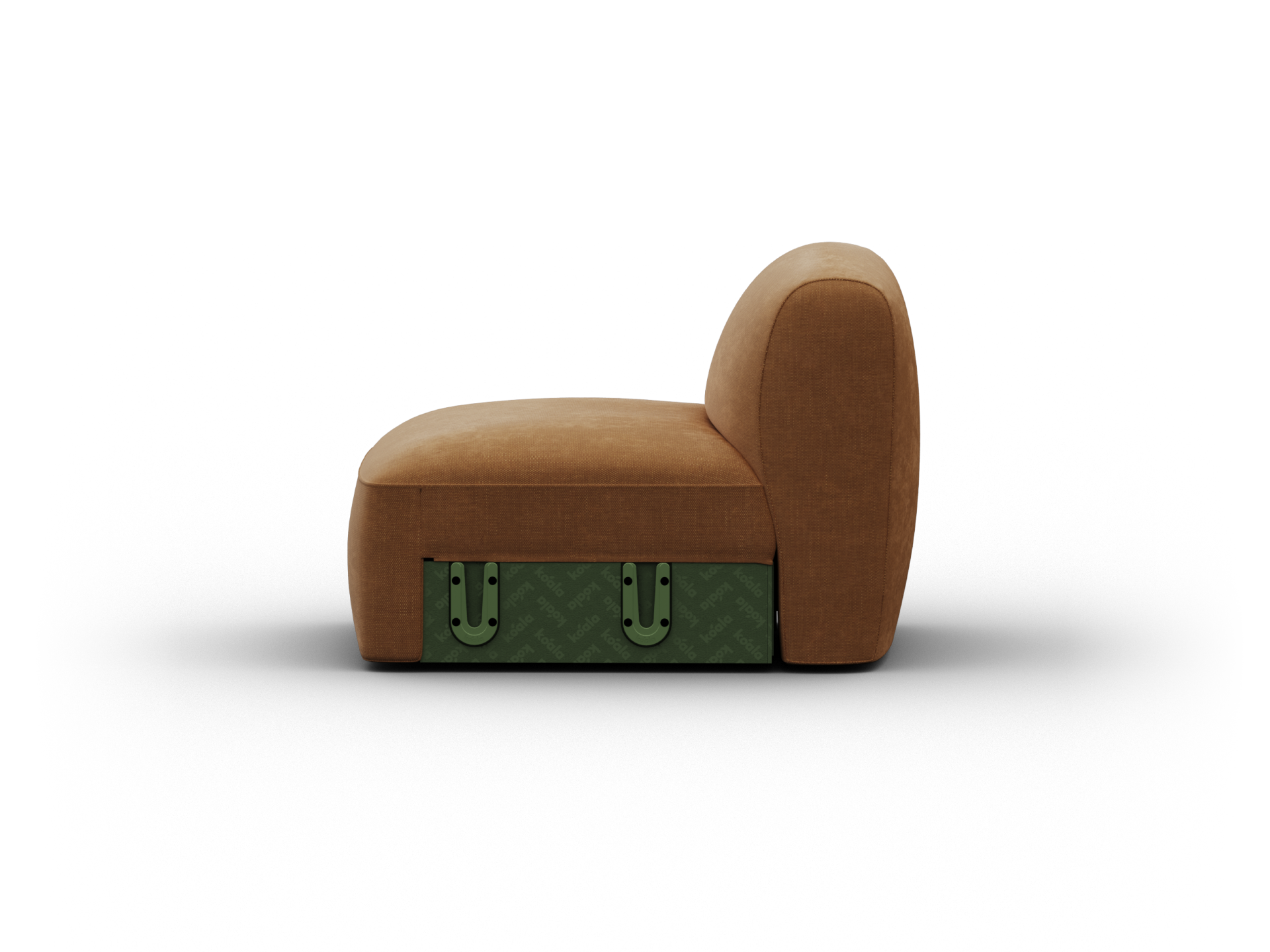 Torquay Modular Sofa Section - Regular / Seat / Bronzed Aussie