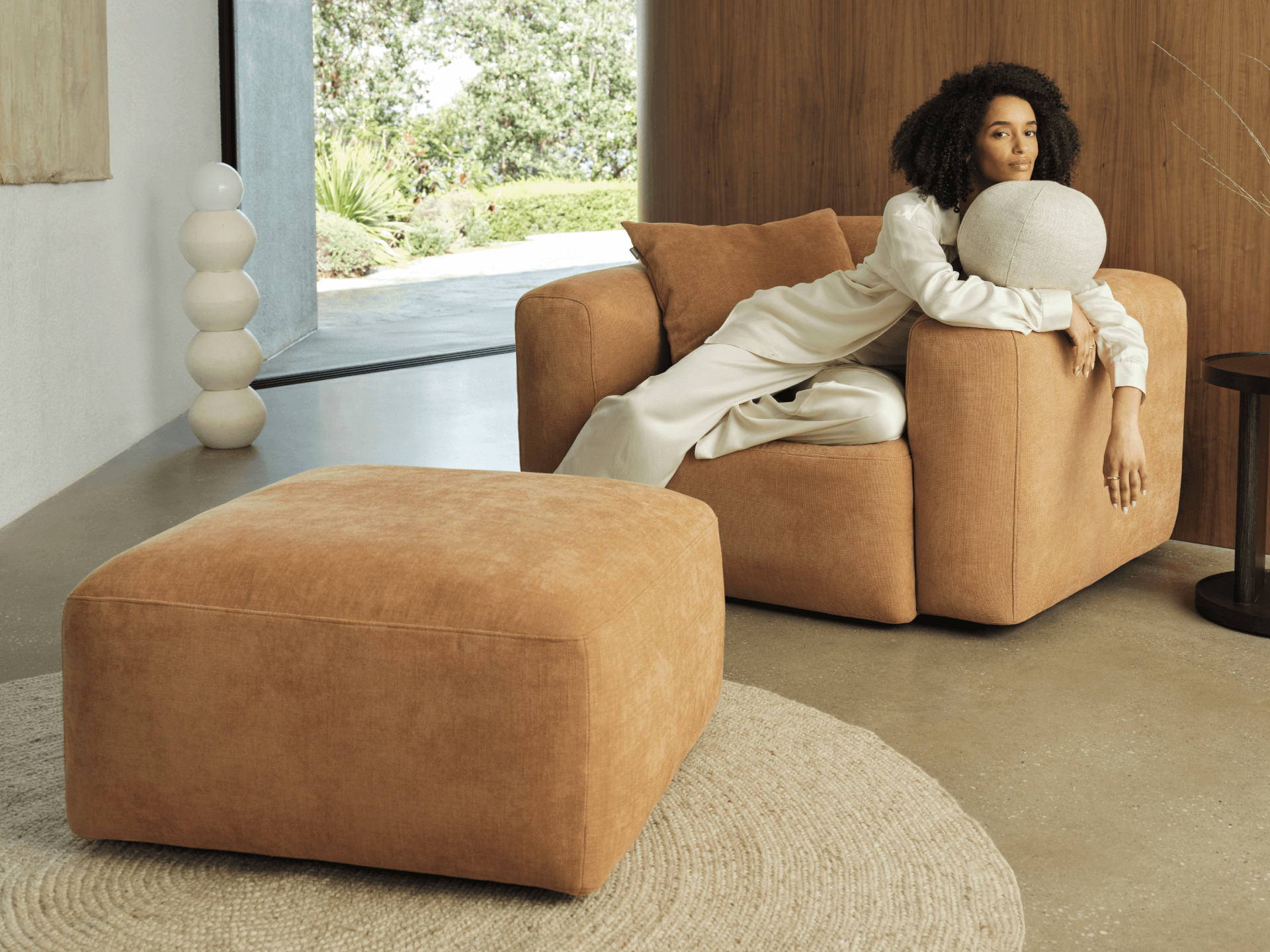 Torquay Modular Ottoman - Bronzed Aussie / Regular