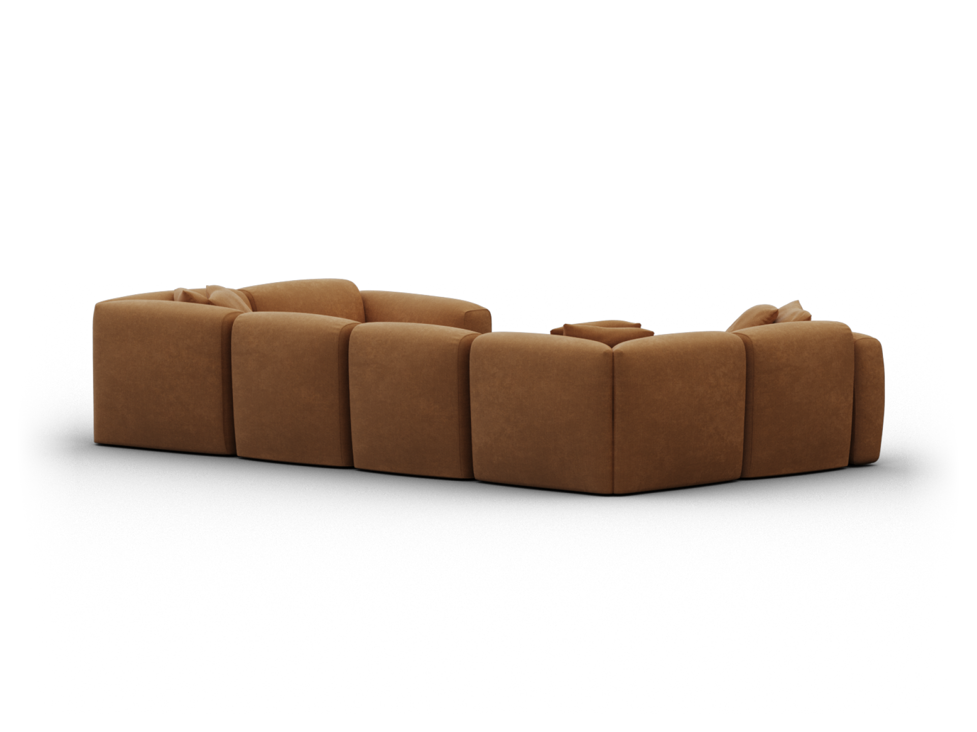 Torquay Modular Sofa - U Shape / Regular / 6 Sections / Bronzed Aussie