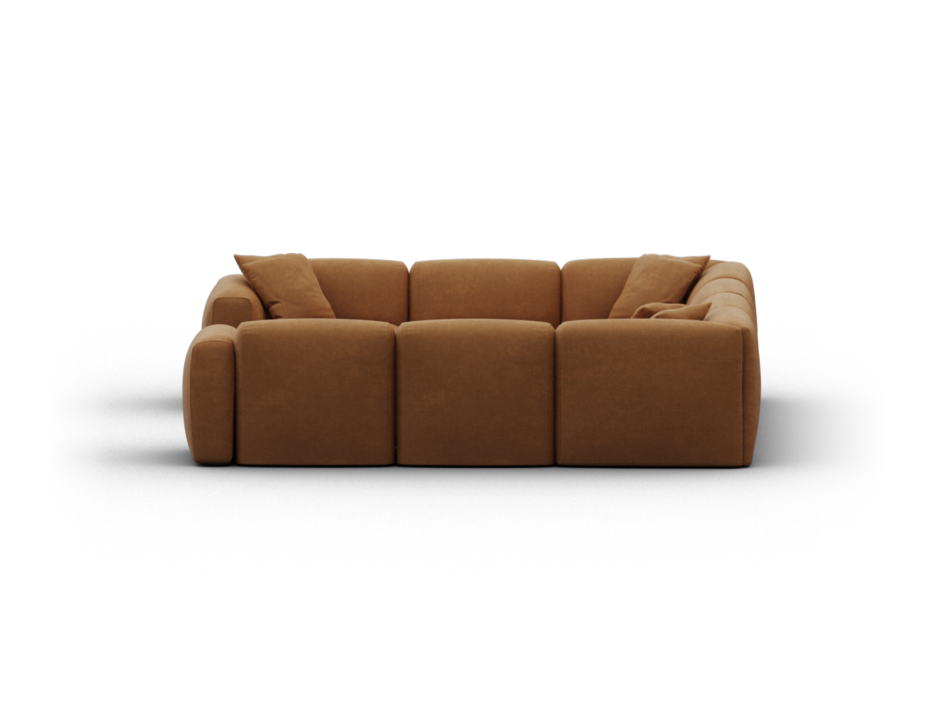 Torquay Modular Sofa - U Shape / Regular / 8 Sections / Bronzed Aussie