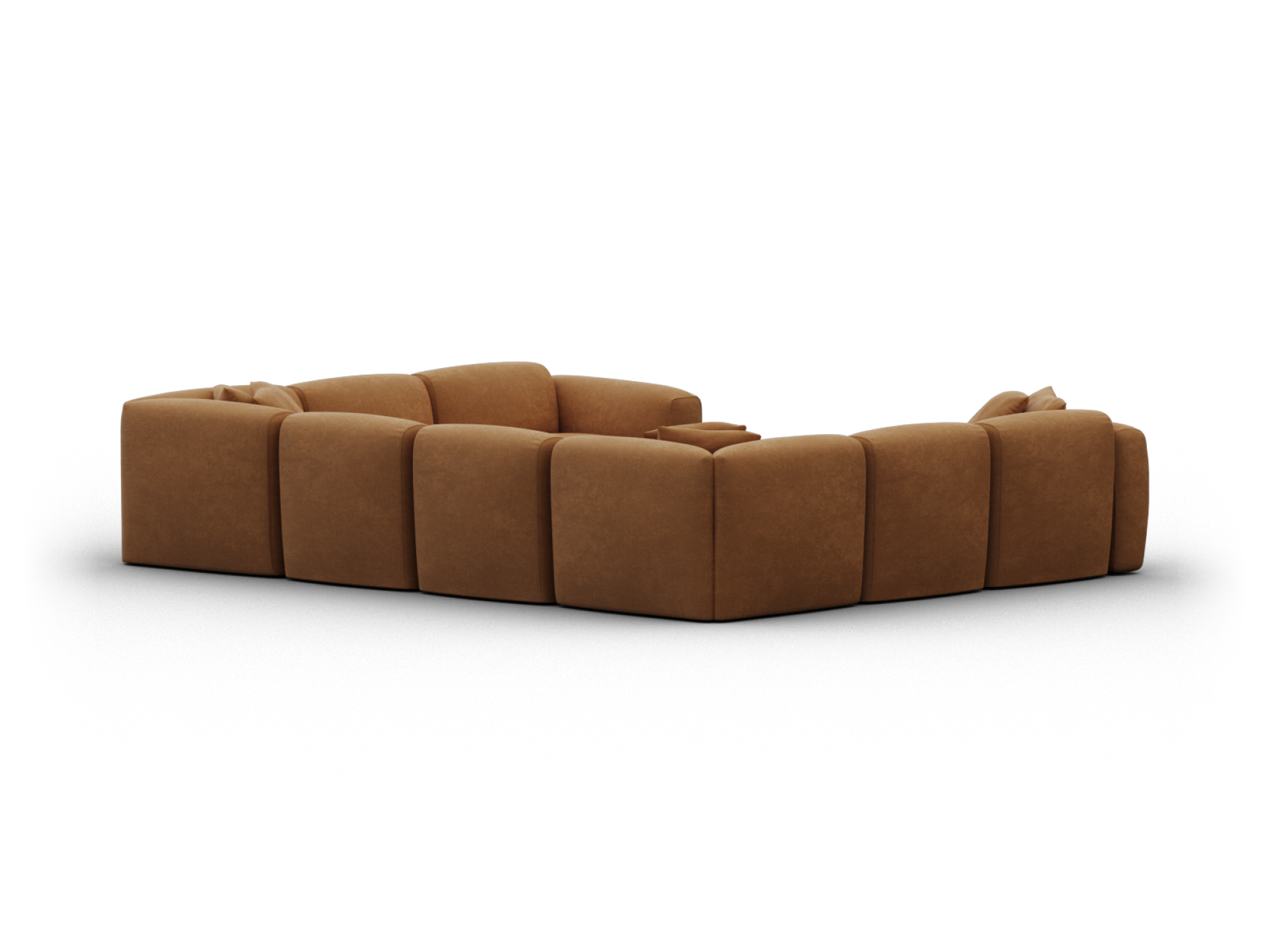 Torquay Modular Sofa - U Shape / Regular / 8 Sections / Bronzed Aussie