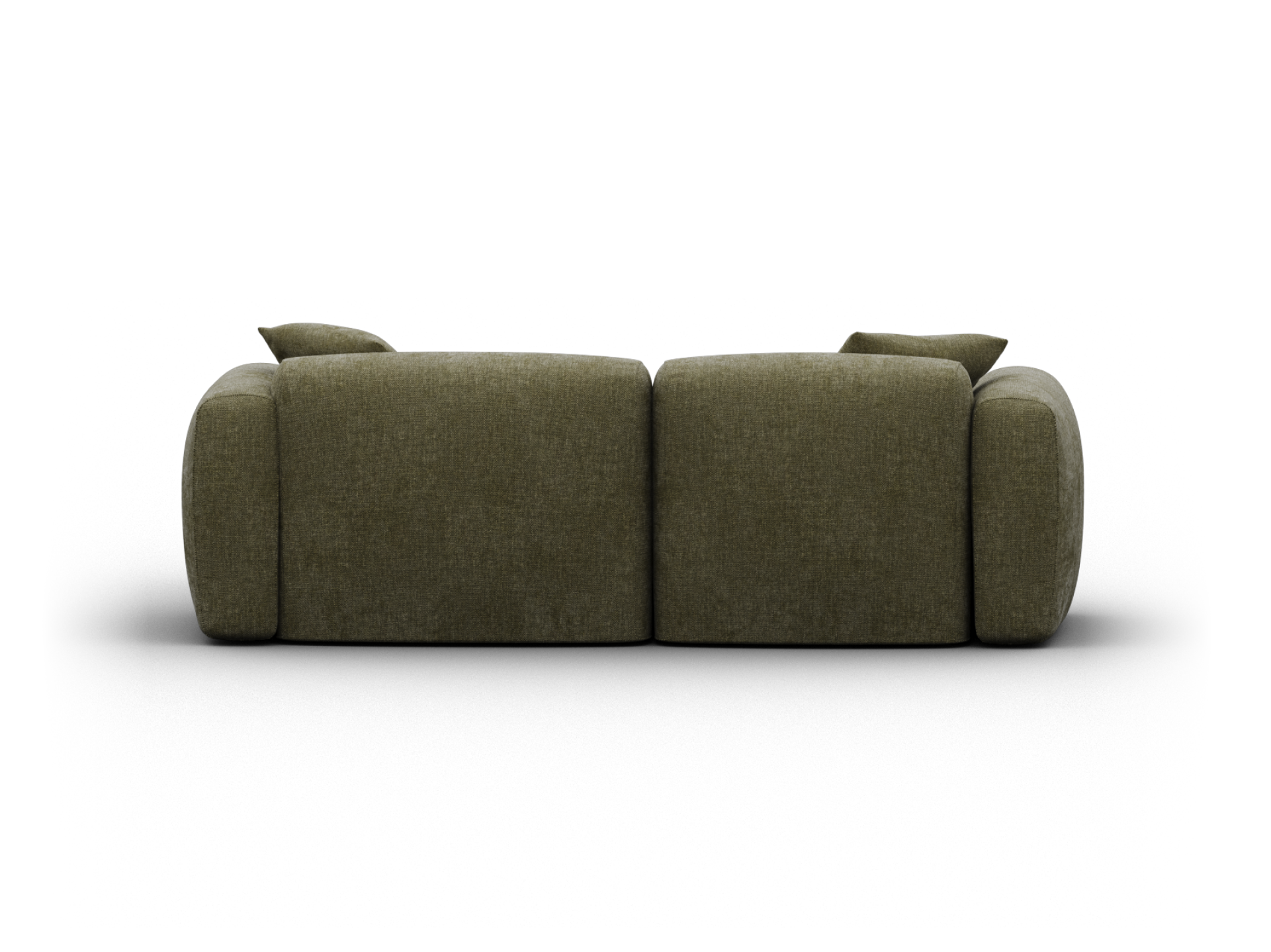 Torquay Modular Sofa - Chaise / Regular / 2 Sections / Forest Dawn (Luxe edition)