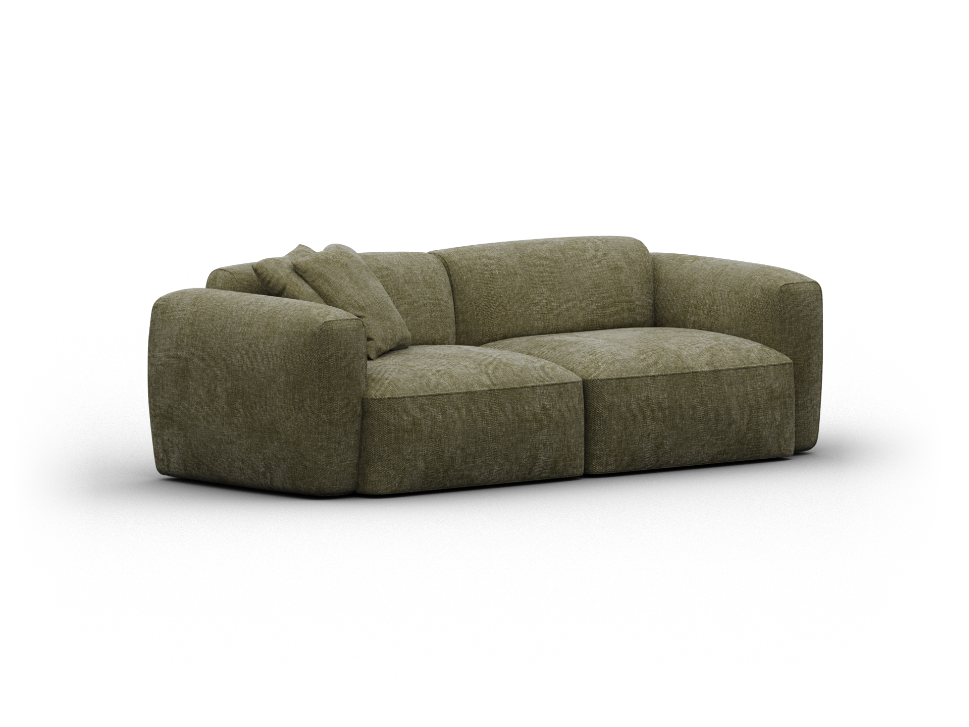 Torquay Modular Sofa - Extra Wide / 2 Sections / Forest Dawn (Luxe edition)
