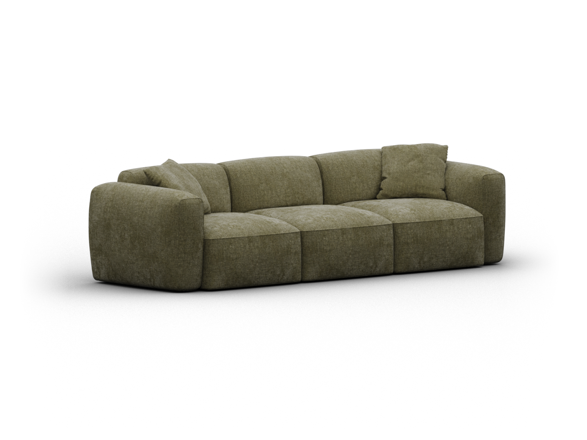 Torquay Modular Sofa - Sofa / Regular / 3 Sections / Forest Dawn (Luxe edition)