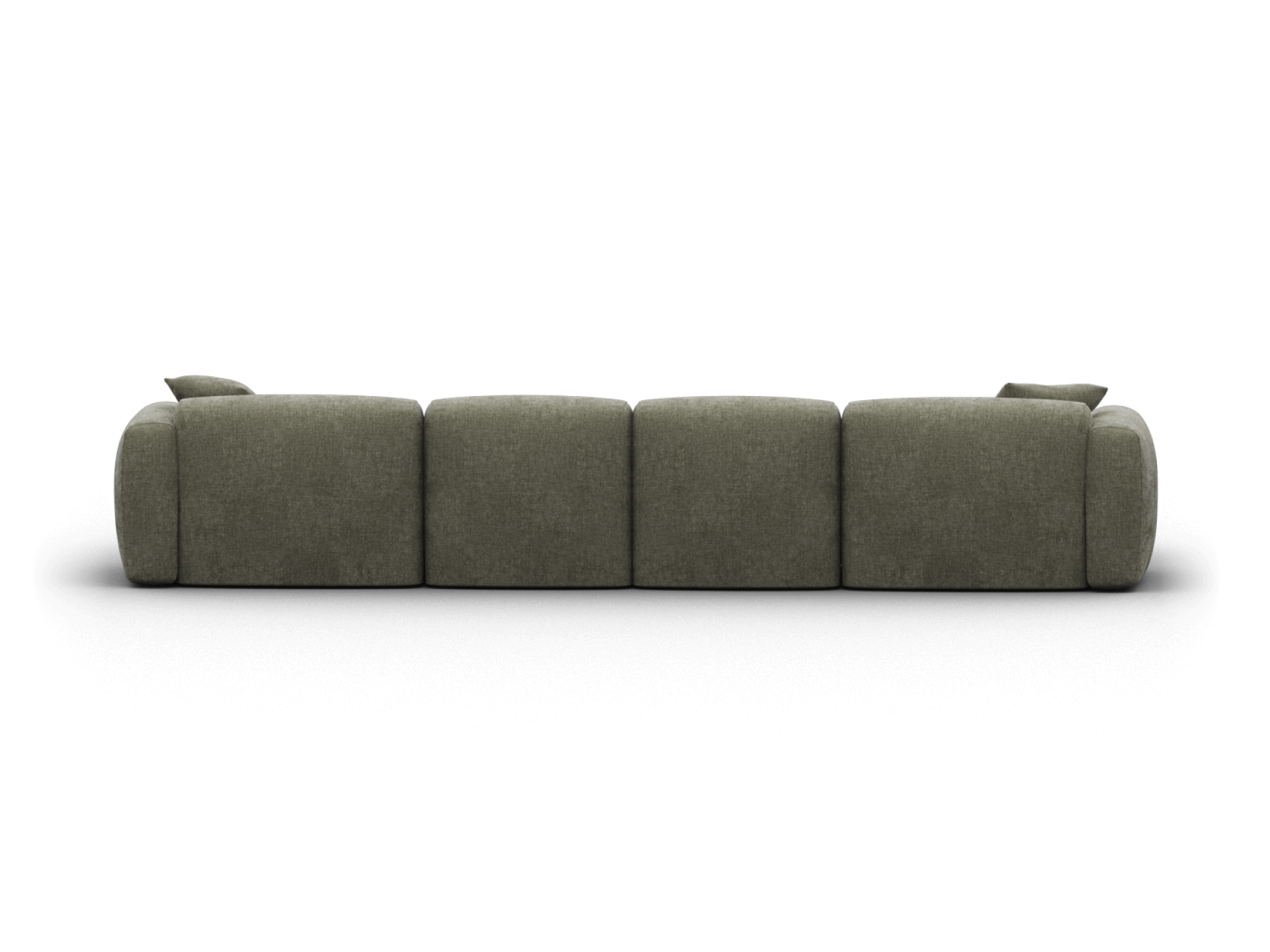 Torquay Modular Sofa - Forest Dawn (Luxe edition) / 4 Sections with 2 Chaises / Regular