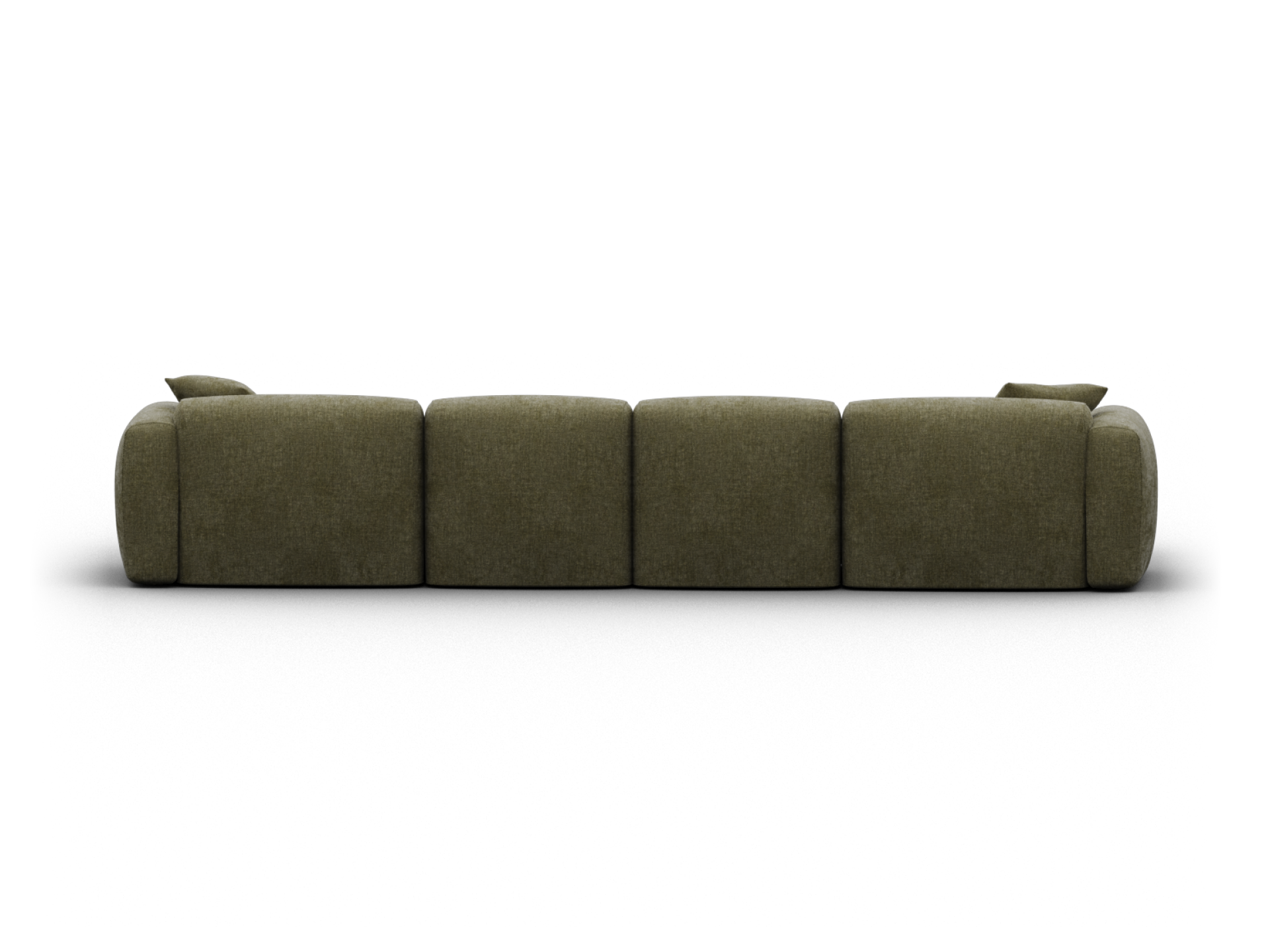 Torquay Modular Sofa - Regular / 4 Sections with 2 Chaises / Forest Dawn (Luxe edition)