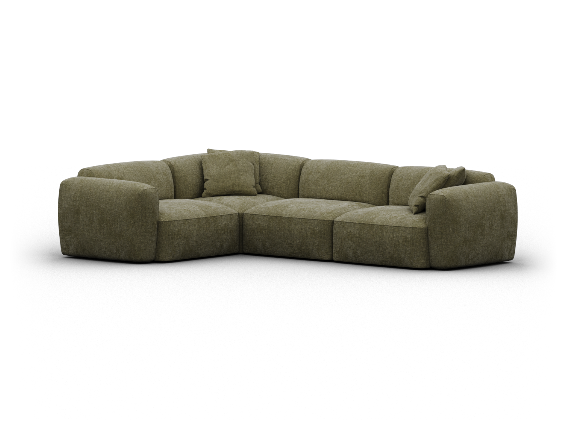 Torquay Modular Sofa - Extra Wide / 4 Sections / Forest Dawn (Luxe edition)