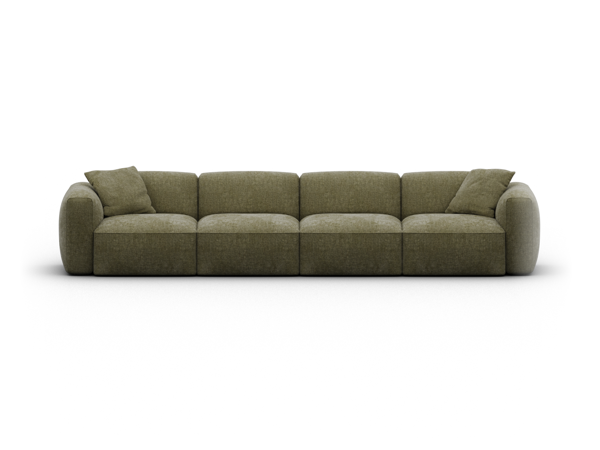 Torquay Modular Sofa - Sofa / Regular / 4 Sections / Forest Dawn (Luxe edition)