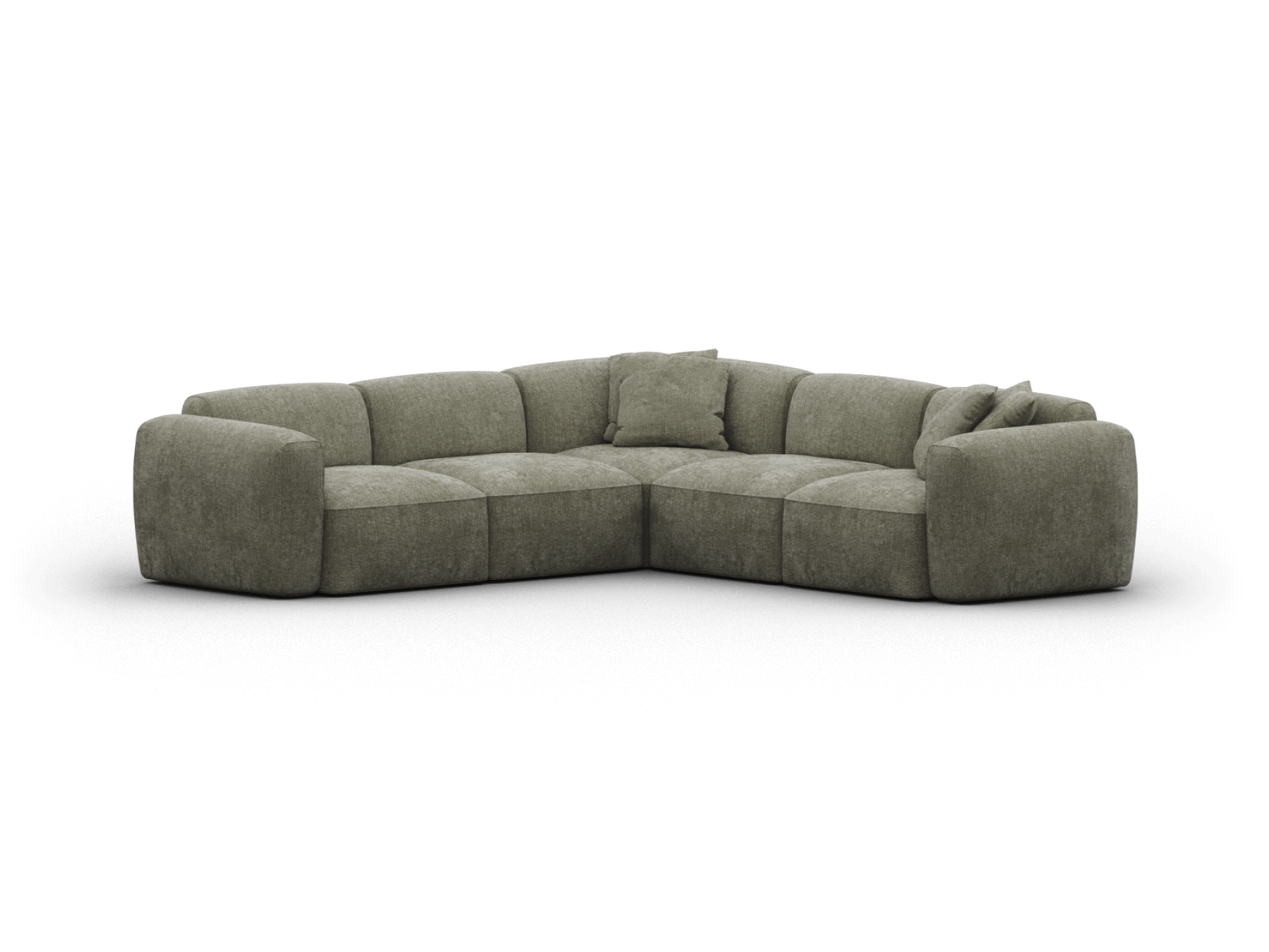 Torquay Modular Sofa - Forest Dawn (Luxe edition) / 5 Sections / Regular