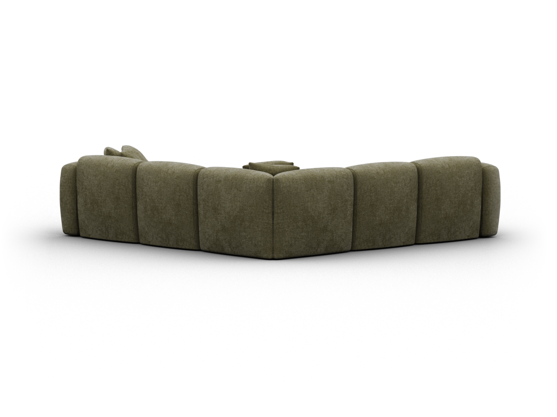 Torquay Modular Sofa - Corner / Regular / 5 Sections / Forest Dawn (Luxe edition)
