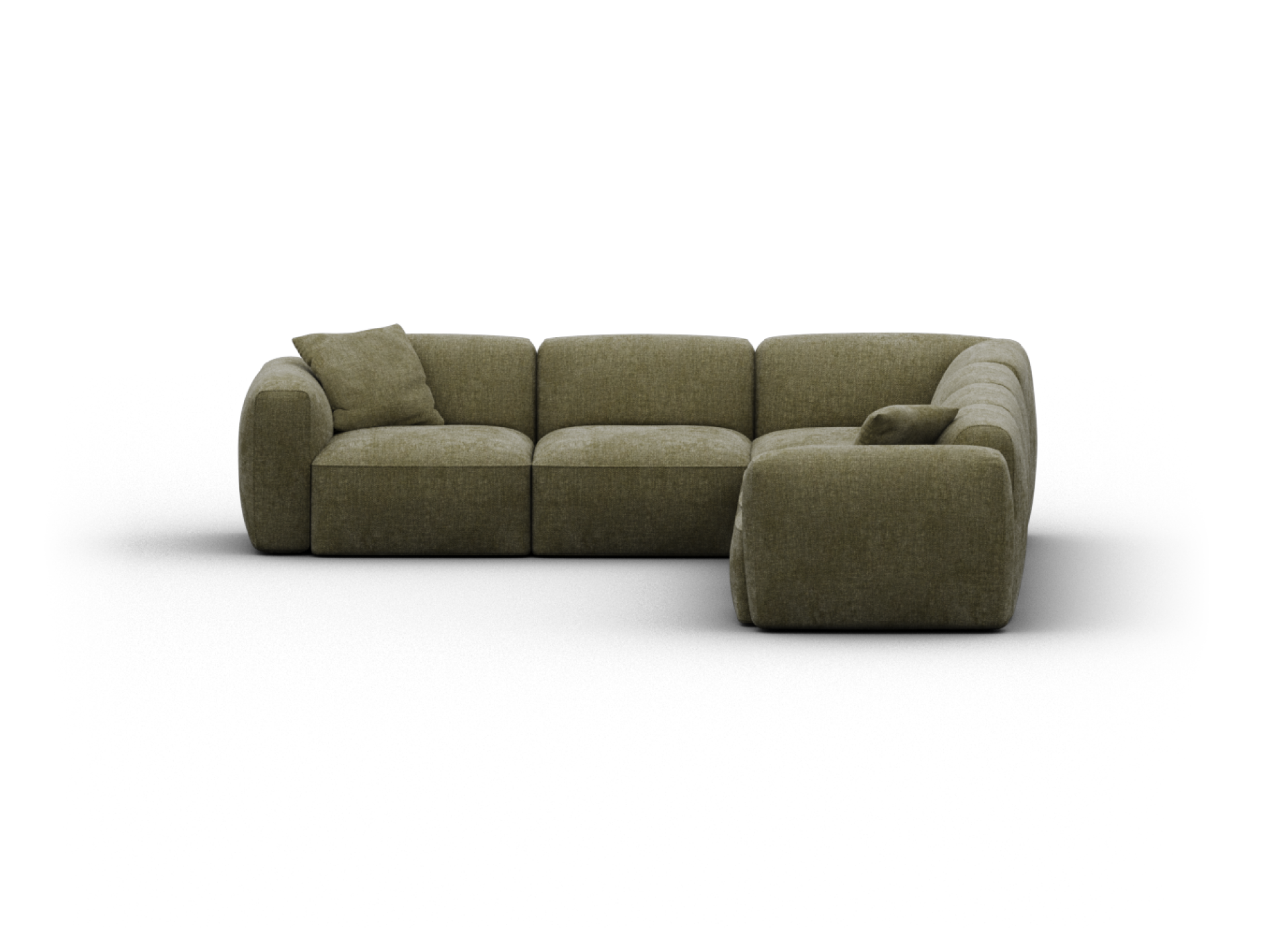 Torquay Modular Sofa - Regular / 6 Sections / Forest Dawn (Luxe edition)