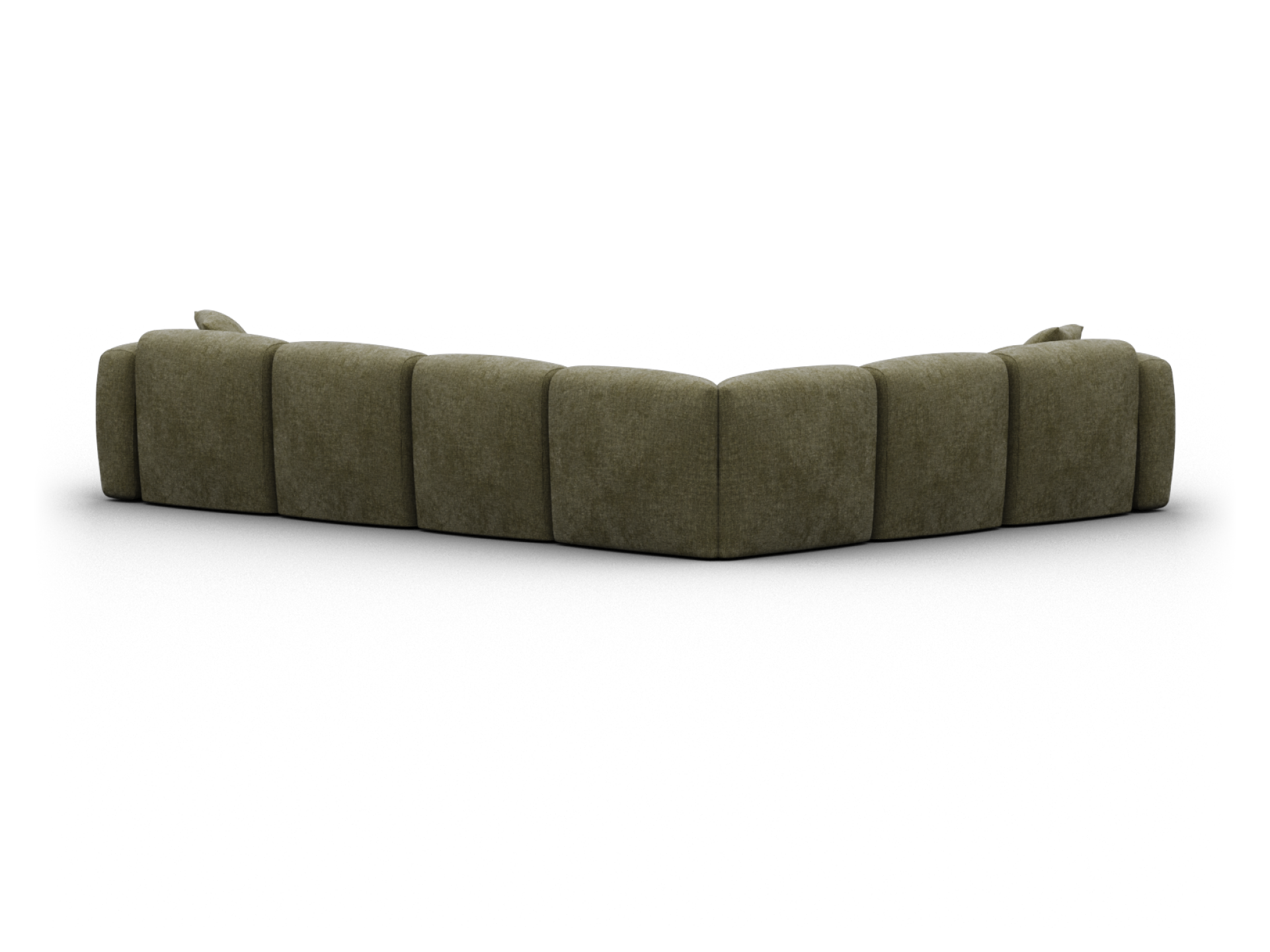 Torquay Modular Sofa - Regular / 6 Sections / Forest Dawn (Luxe edition)