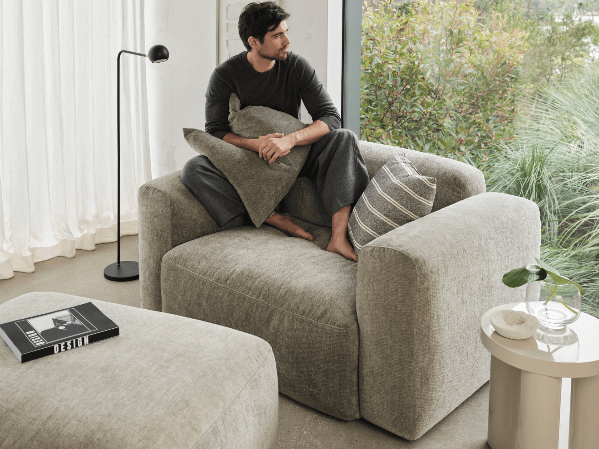 Torquay Modular Armchair Covers - Regular / Forest Dawn (Luxe edition)