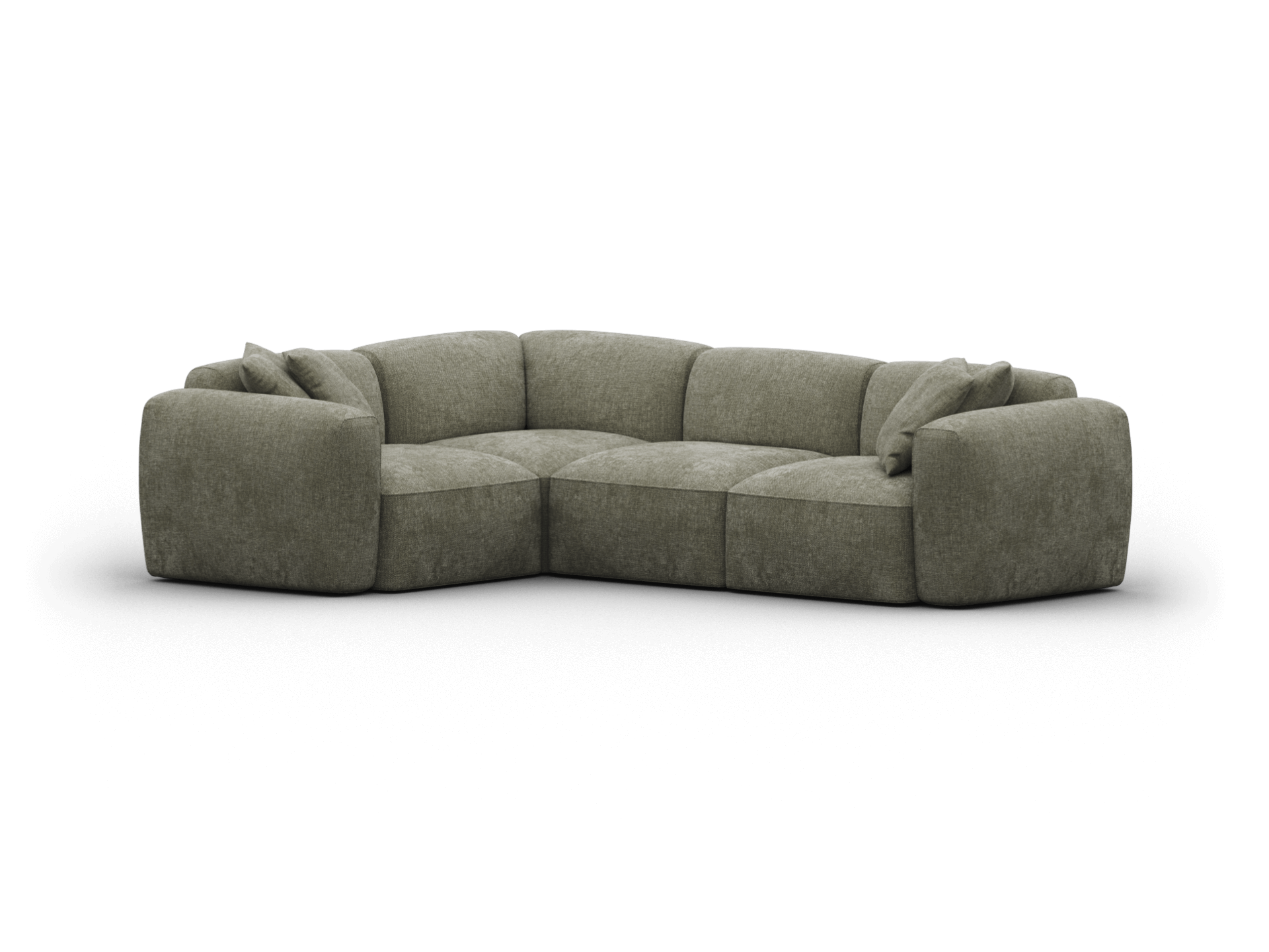 Torquay Modular Sofa - Forest Dawn (Luxe edition) / 4 Sections / Regular