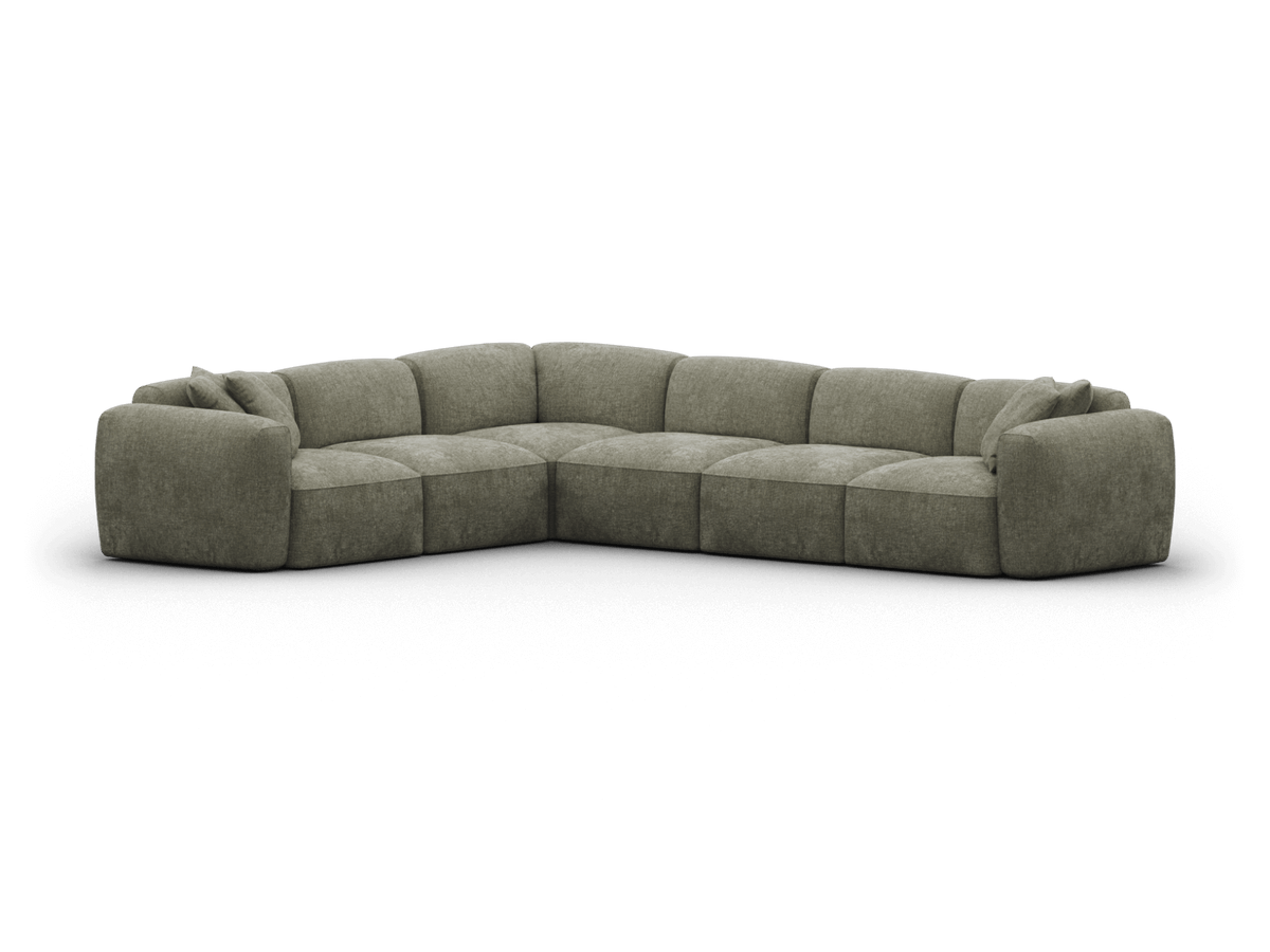 Torquay Modular Sofa - Forest Dawn (Luxe edition) / 6 Sections / Regular