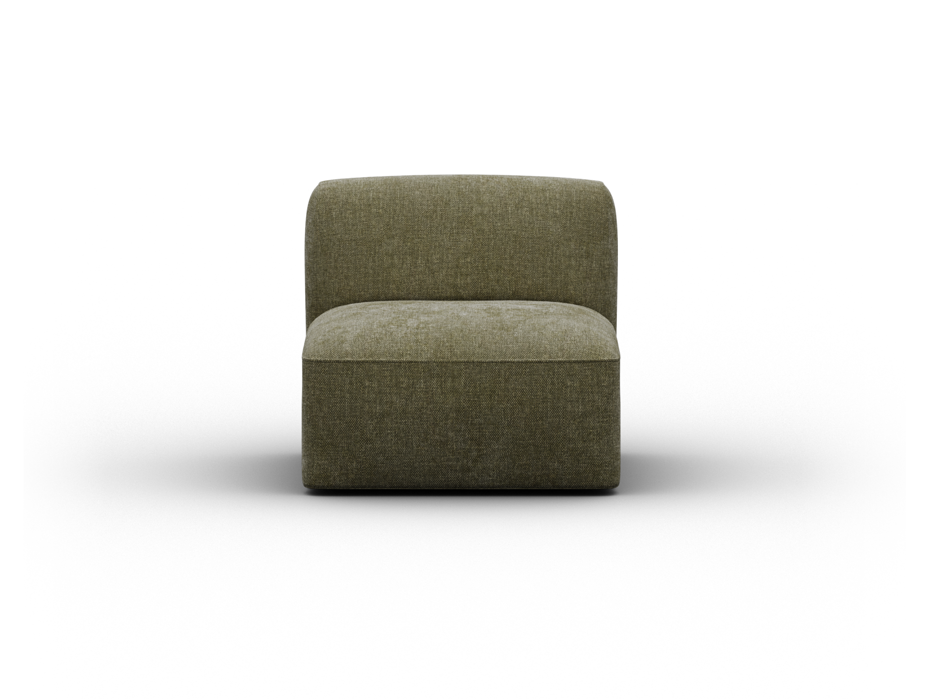 Torquay Modular Sofa Section - Regular / Seat / Forest Dawn (Luxe edition)