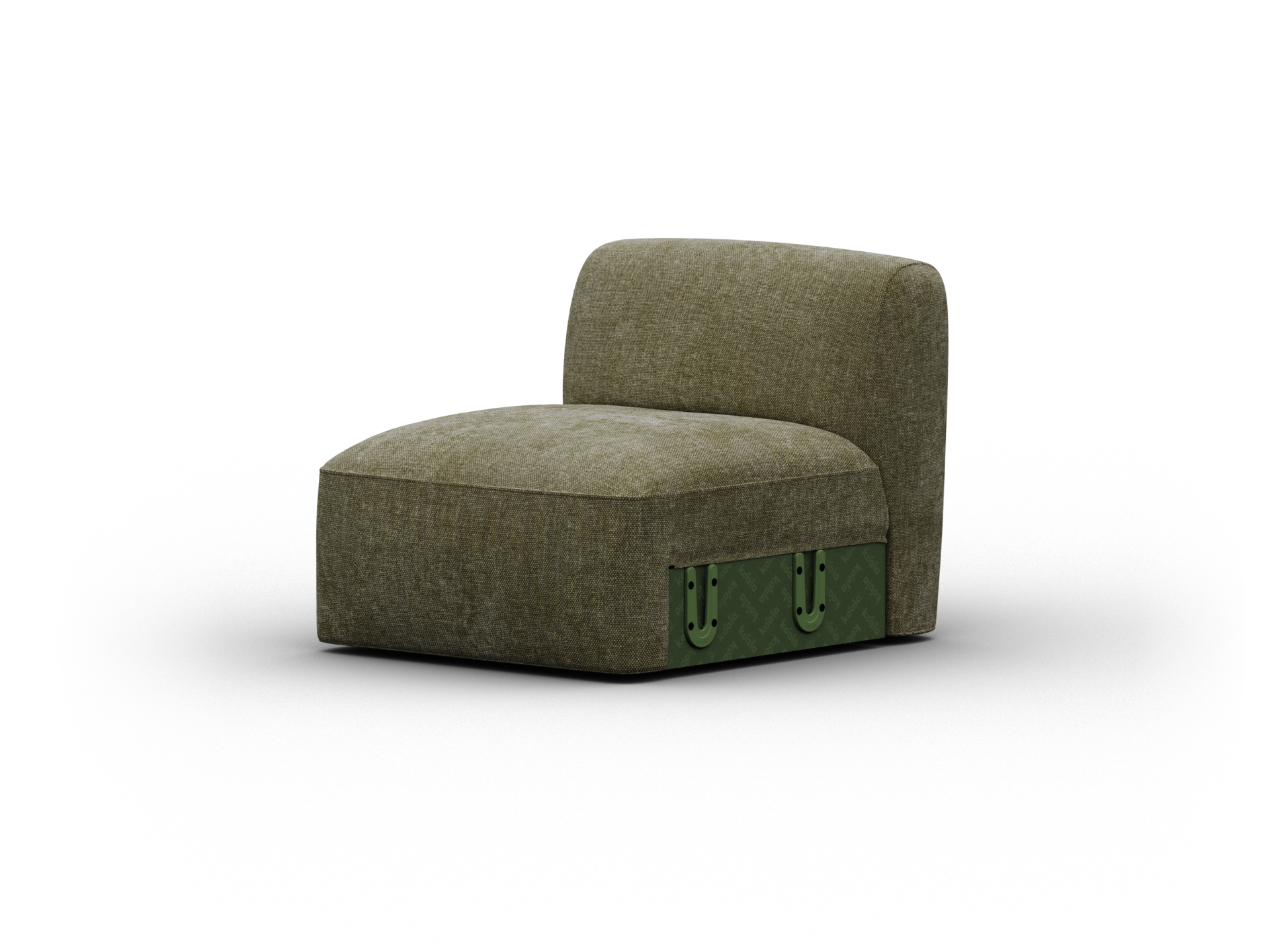 Torquay Modular Sofa Section - Regular / Seat / Forest Dawn (Luxe edition)