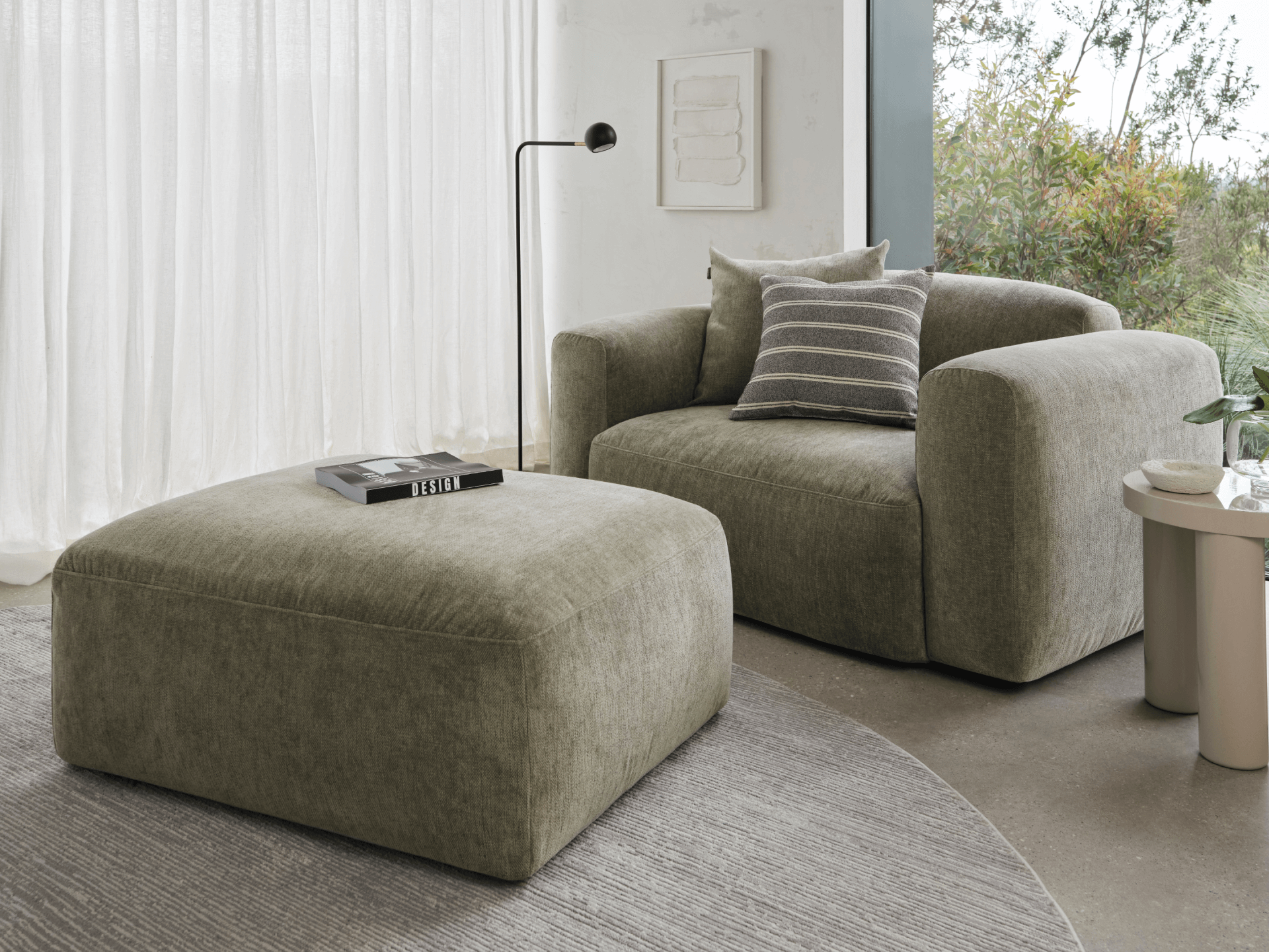 Torquay Modular Ottoman - Forest Dawn (Luxe edition) / Regular