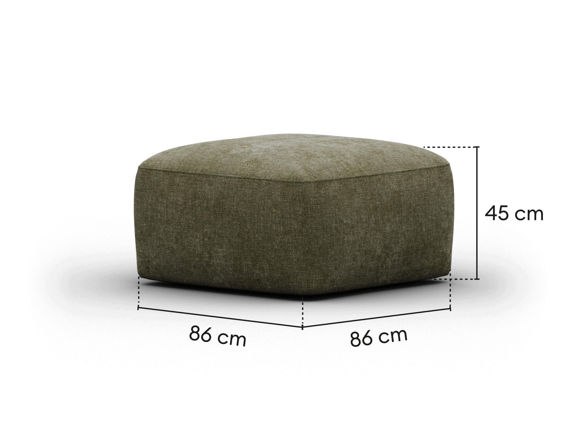 Torquay Modular Ottoman - Forest Dawn (Luxe edition) / Regular