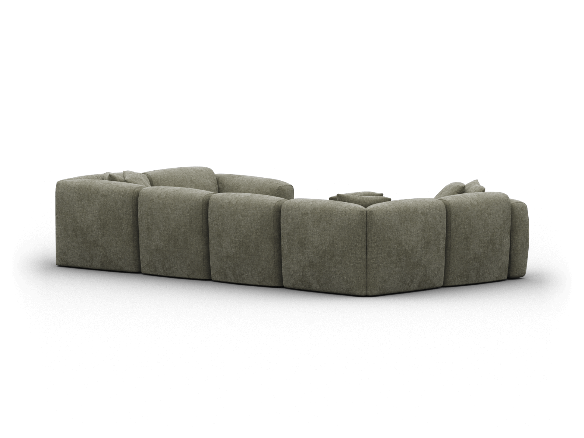 Torquay Modular Sofa - Forest Dawn (Luxe edition) / 6 Sections / Regular