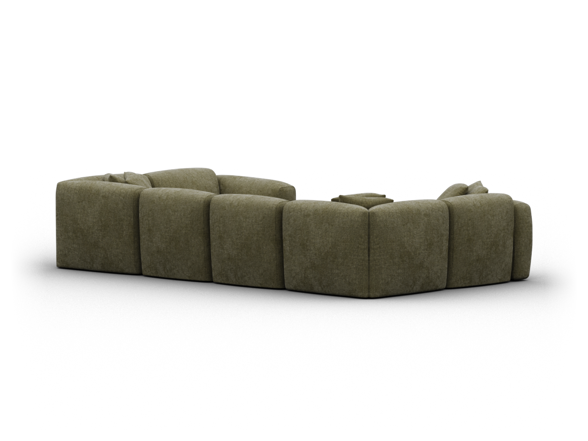 Torquay Modular Sofa - Forest Dawn (Luxe edition) / 6 Sections / Regular