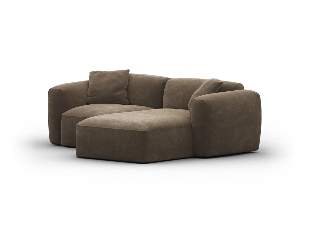 Torquay Modular Sofa - Midnight Mocha / 2 Sections / Regular
