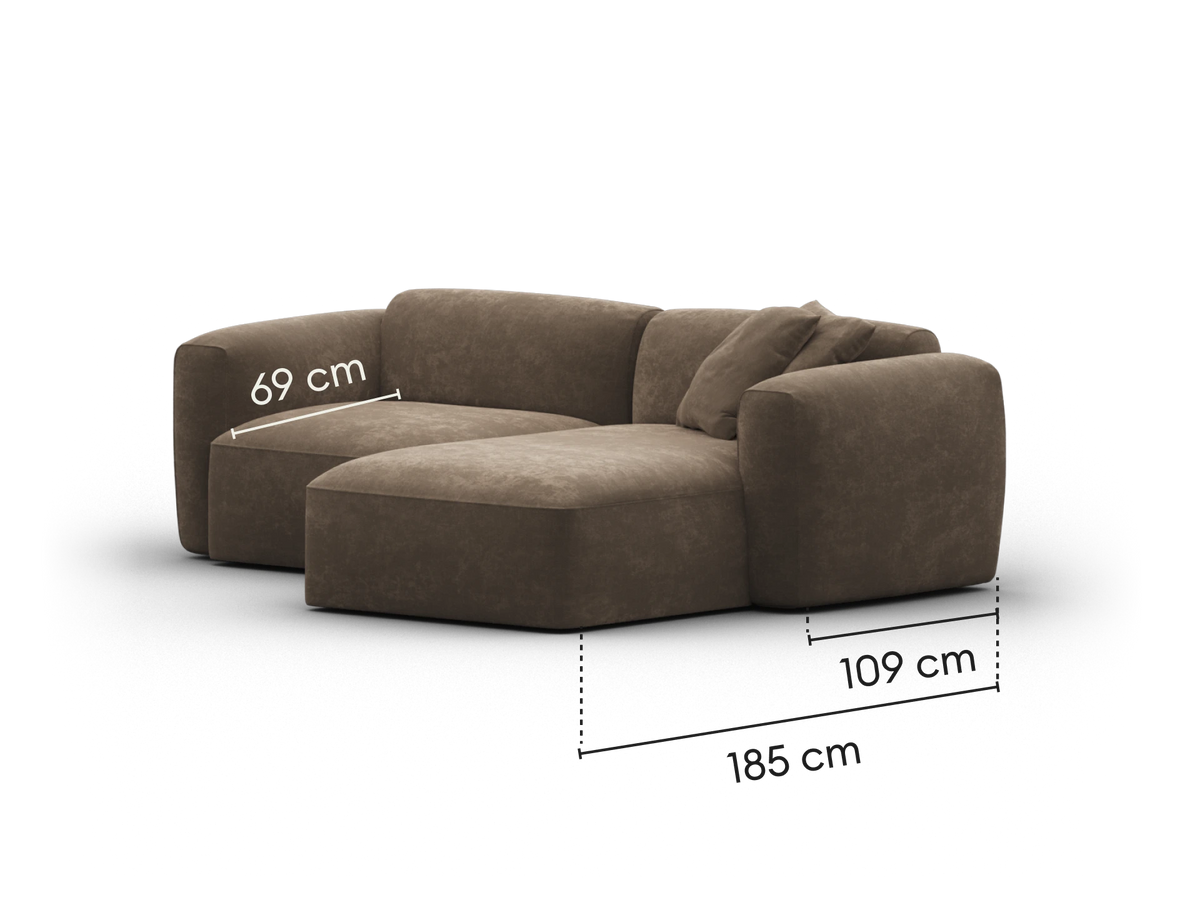 Torquay Modular Sofa - Midnight Mocha / 2 Sections / Extra Wide