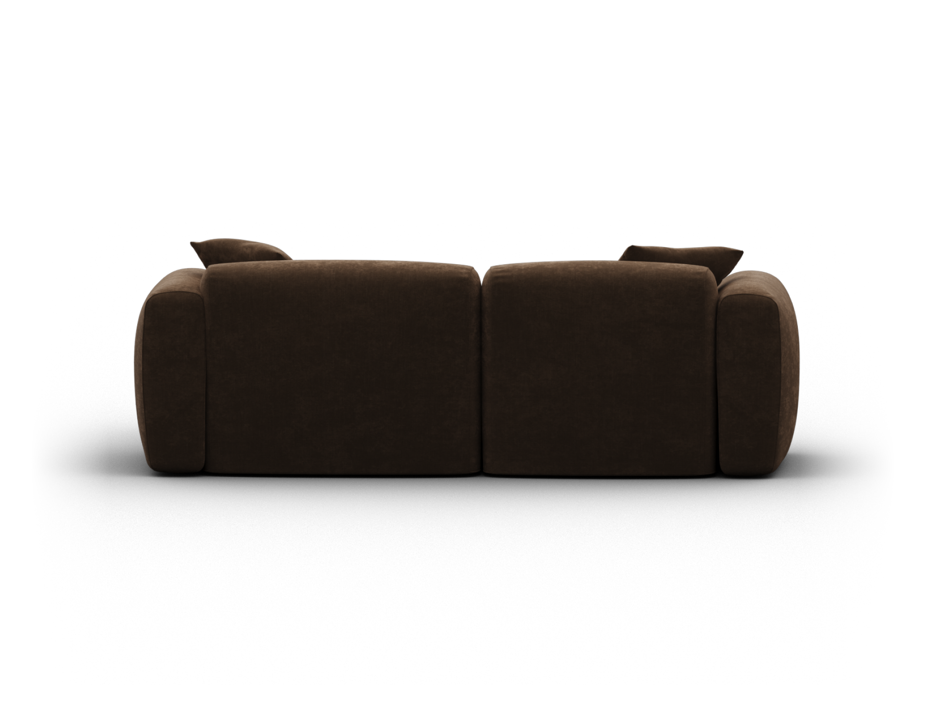 Torquay Modular Sofa - Chaise / Regular / 2 Sections / Midnight Mocha