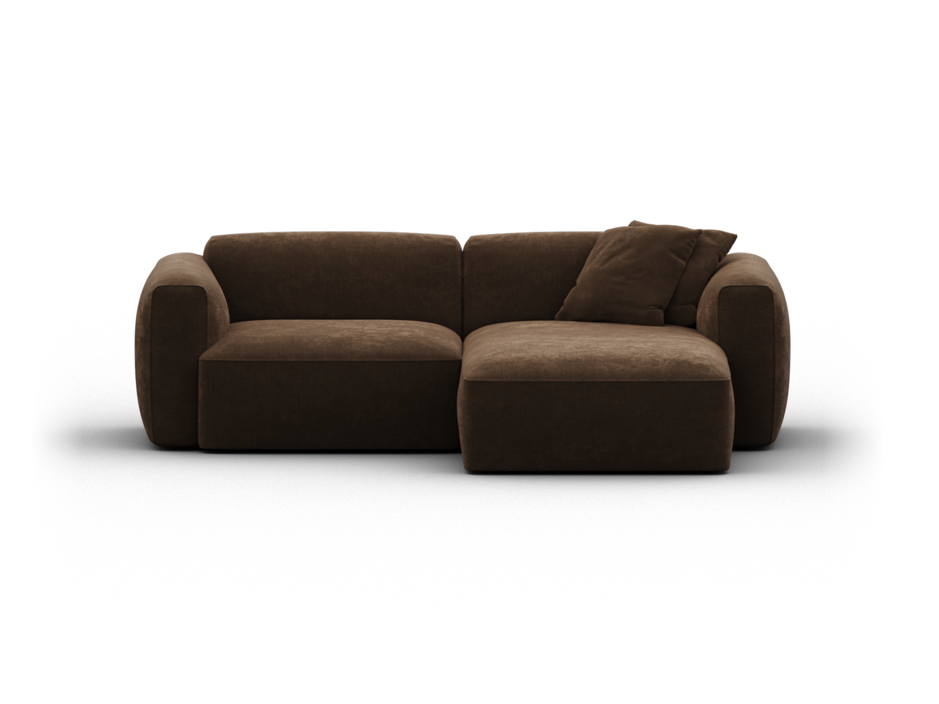 Torquay Modular Sofa - Chaise / Extra Wide / 2 Sections / Midnight Mocha