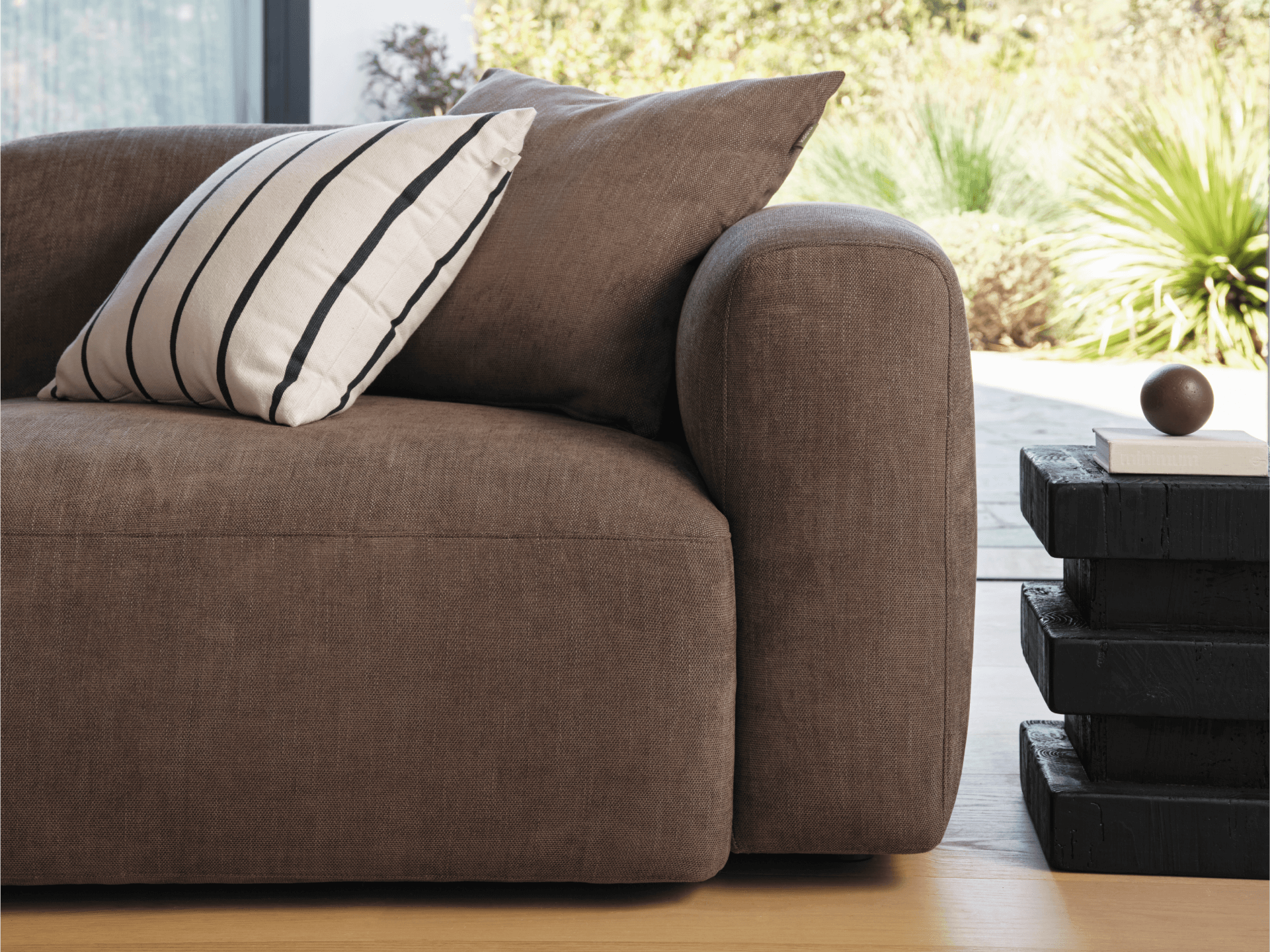 Torquay Modular Sofa - Extra Wide / 2 Sections / Midnight Mocha