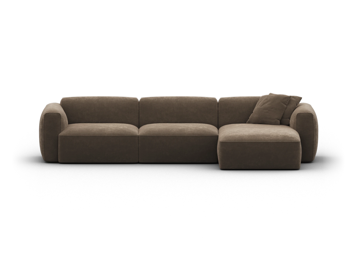 Torquay Modular Sofa - Midnight Mocha / 3 Sections / Extra Wide