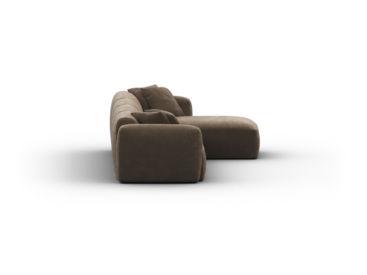 Torquay Modular Sofa - Midnight Mocha / 4 Sections / Regular