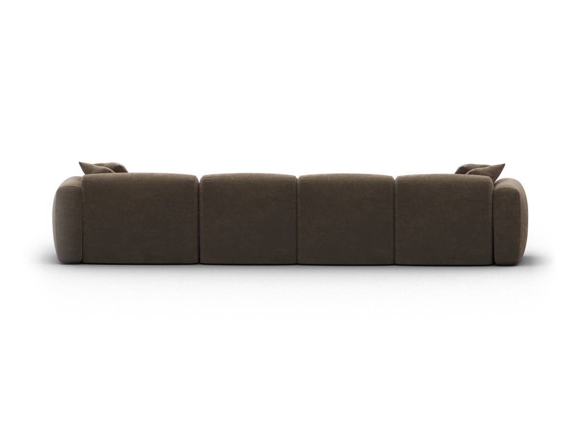 Torquay Modular Sofa - Midnight Mocha / 4 Sections / Regular