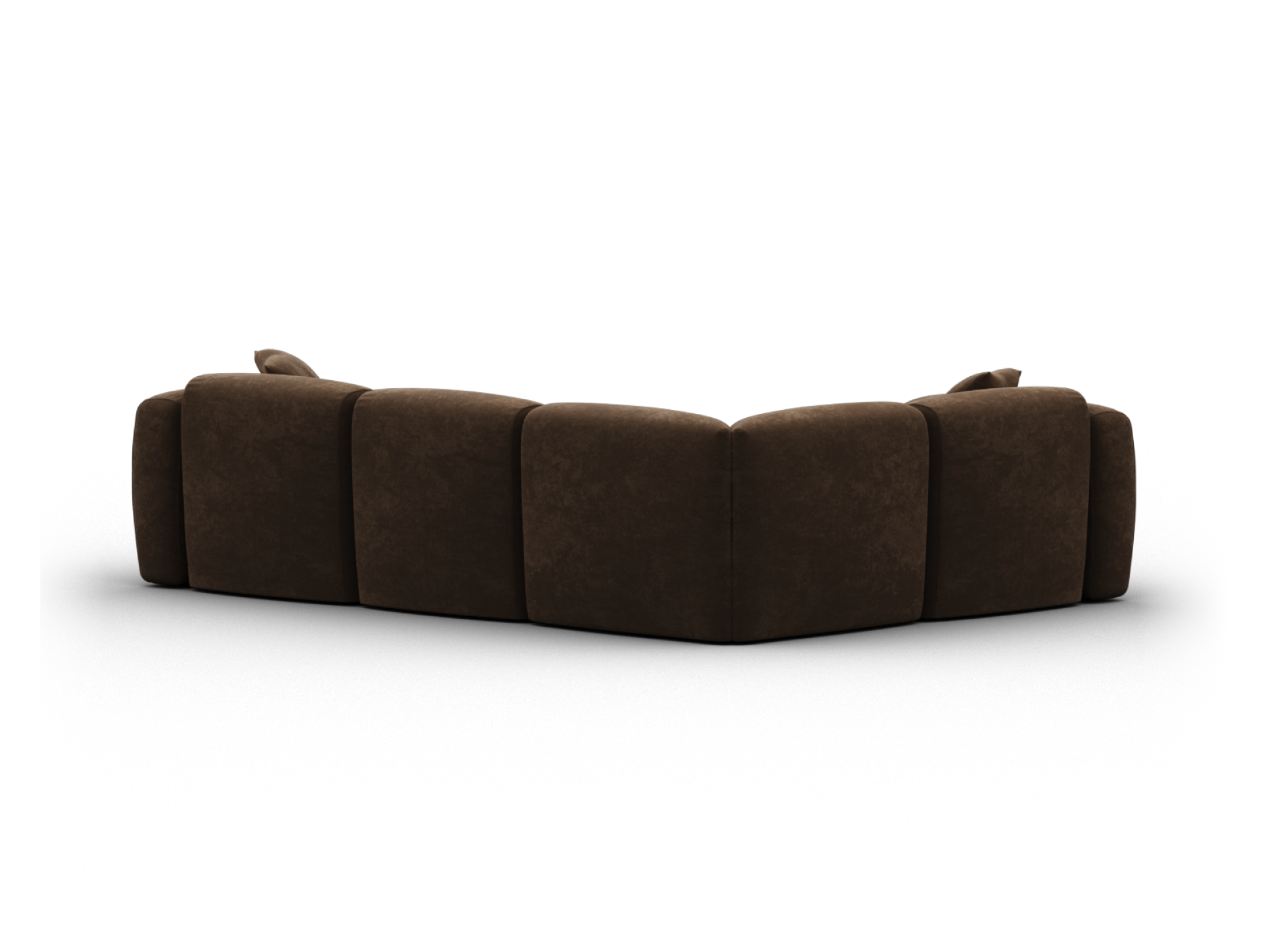 Torquay Modular Sofa - Corner / Regular / 4 Sections / Midnight Mocha