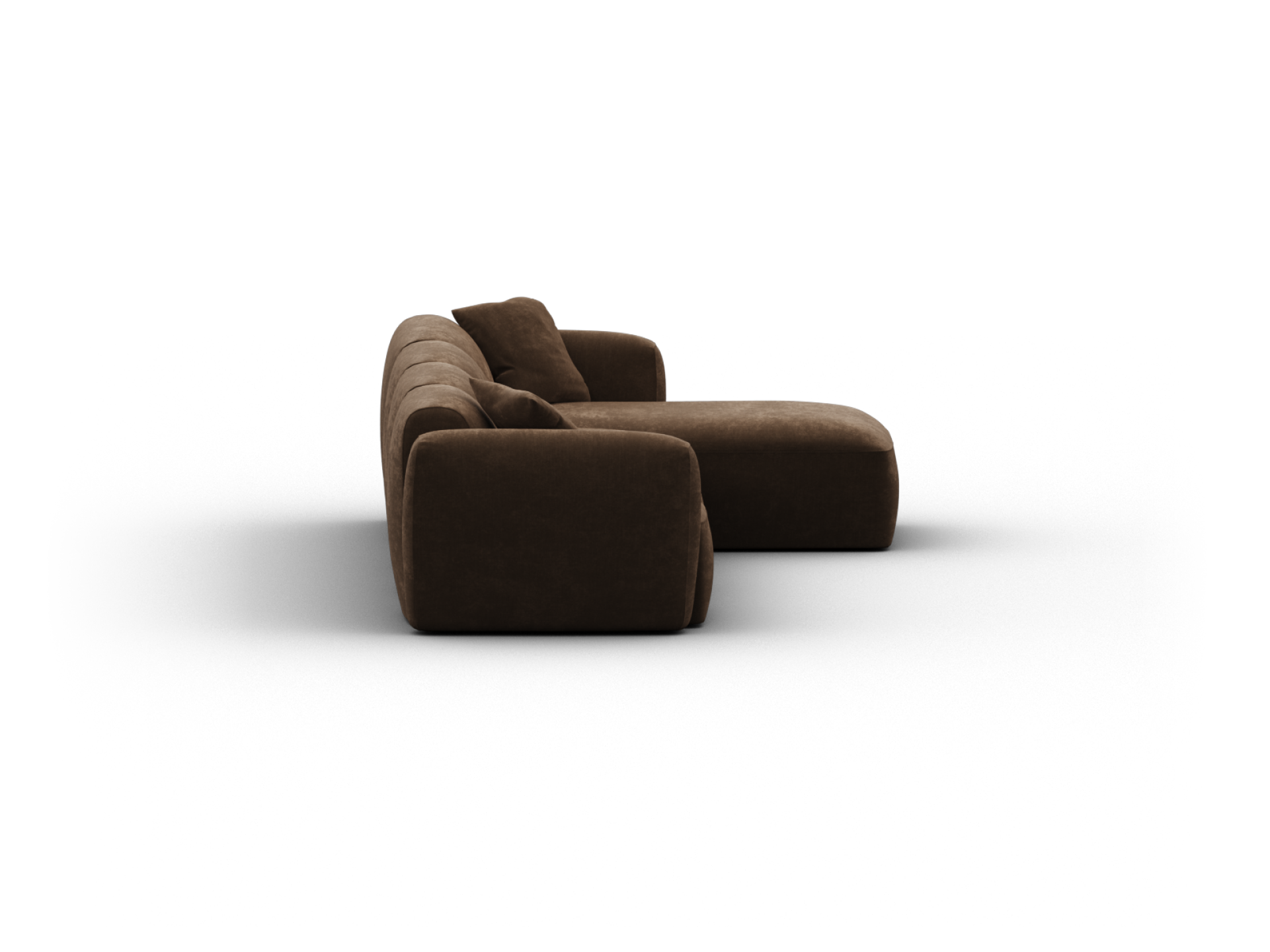 Torquay Modular Sofa - Regular / 4 Sections / Midnight Mocha