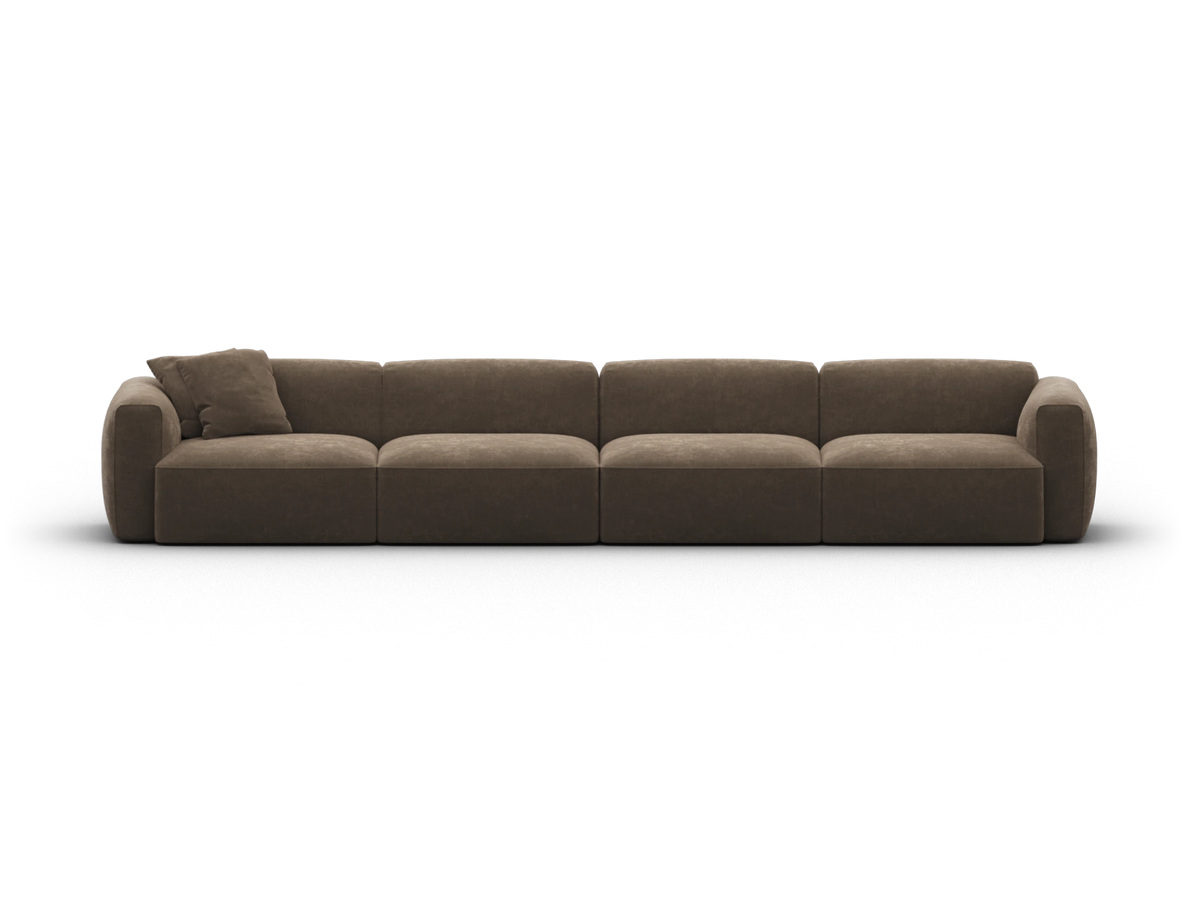 Torquay Modular Sofa - Midnight Mocha / 4 Sections / Extra Wide