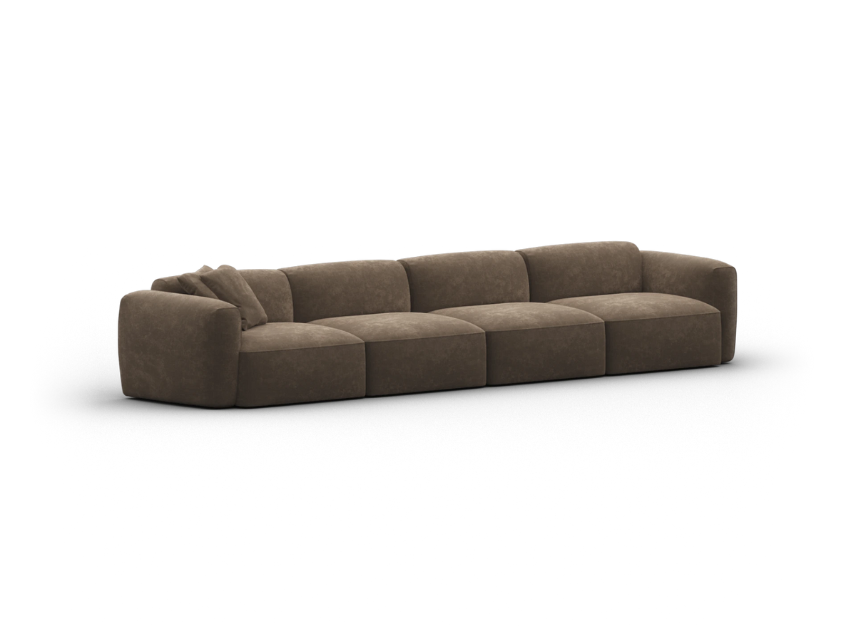 Torquay Modular Sofa - Midnight Mocha / 4 Sections / Extra Wide
