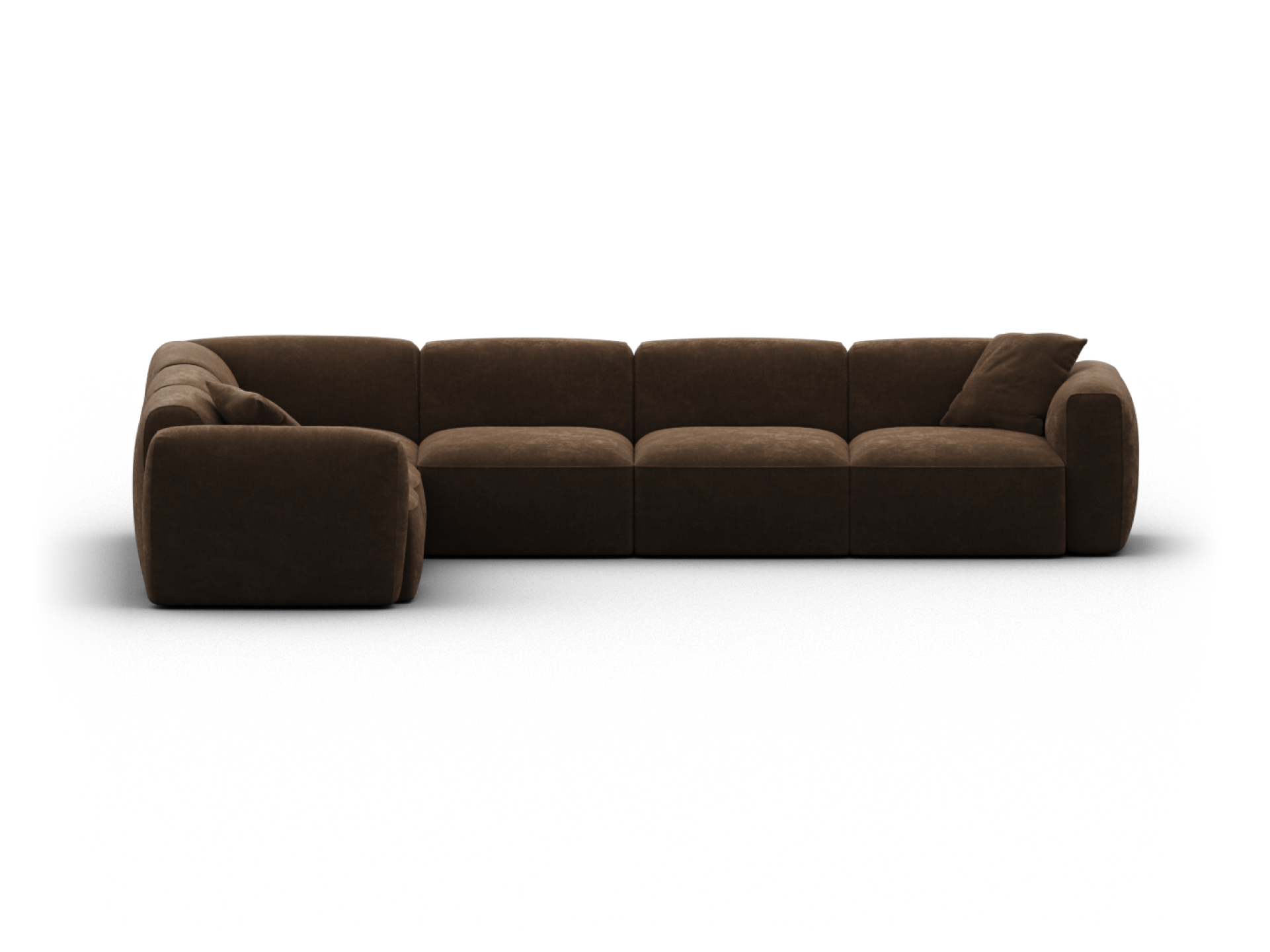 Torquay Modular Sofa - Regular / 6 Sections / Midnight Mocha