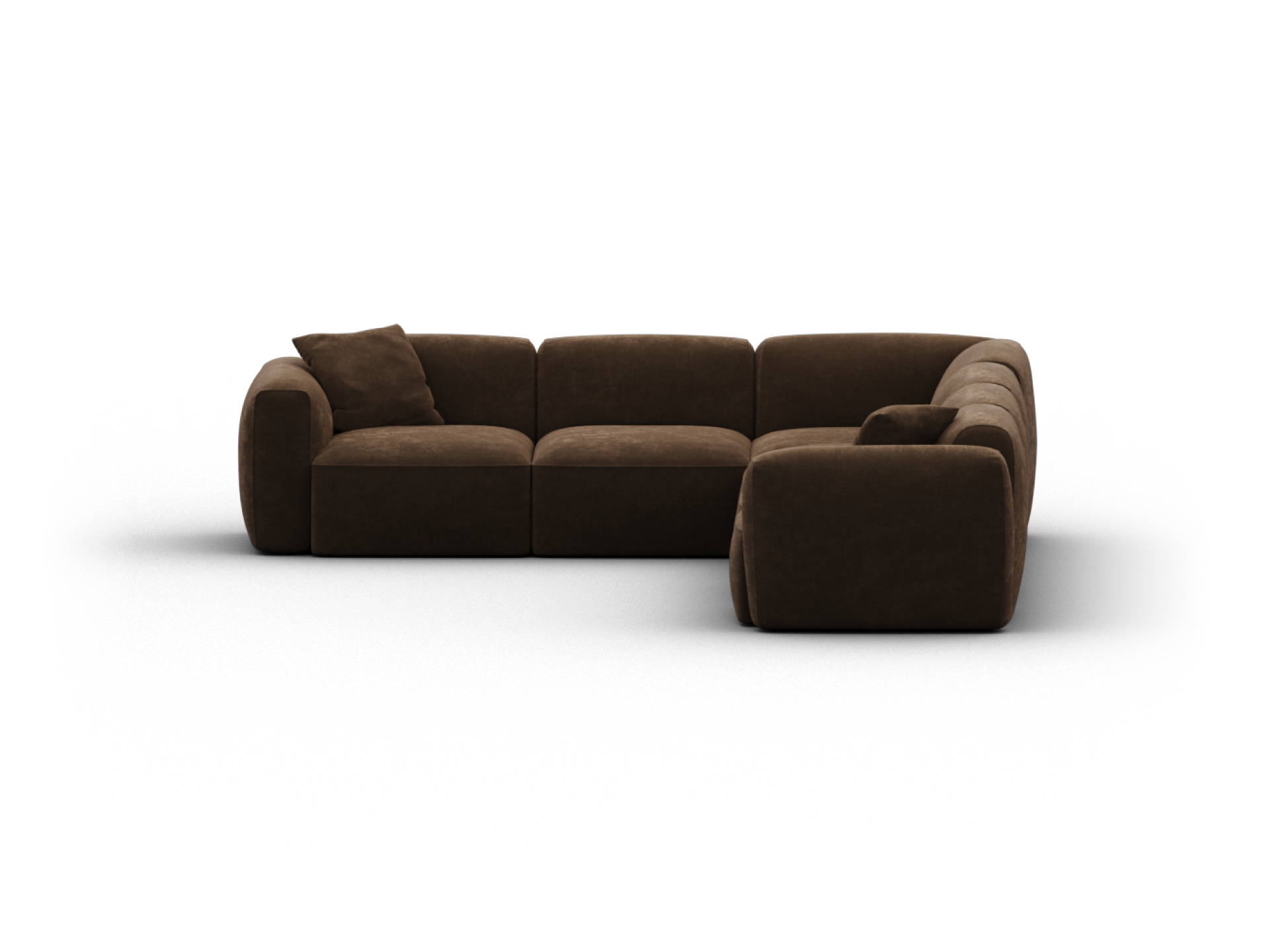 Torquay Modular Sofa - Regular / 6 Sections / Midnight Mocha