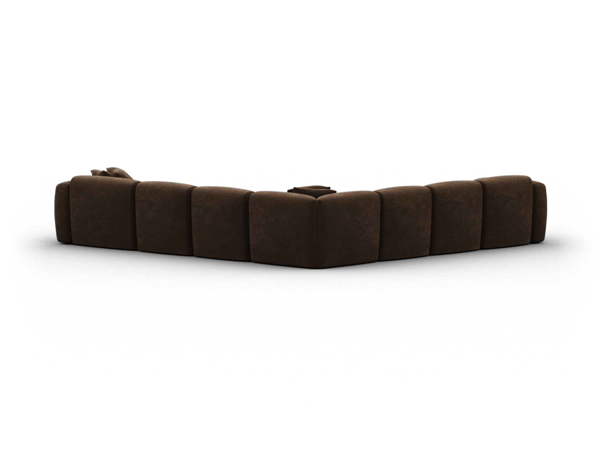 Torquay Modular Sofa - Regular / 7 Sections with Chaise / Midnight Mocha
