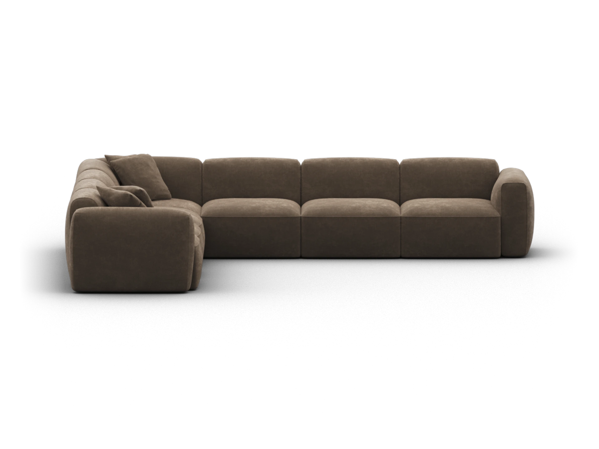 Torquay Modular Sofa - Midnight Mocha / 7 Sections / Regular