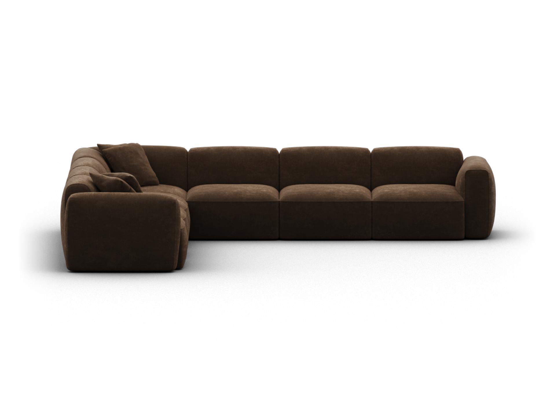 Torquay Modular Sofa - Regular / 7 Sections / Midnight Mocha
