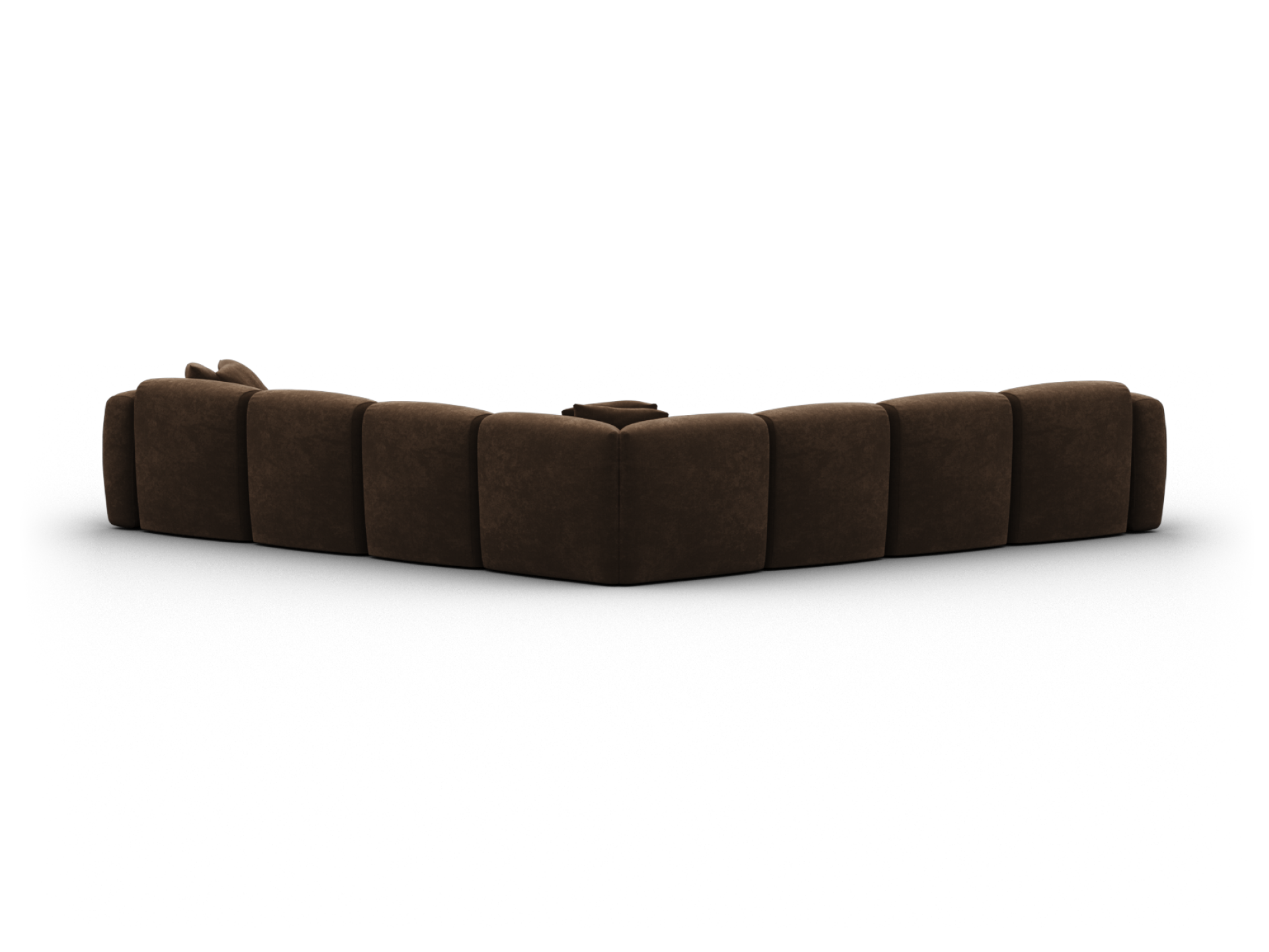 Torquay Modular Sofa - Regular / 7 Sections / Midnight Mocha